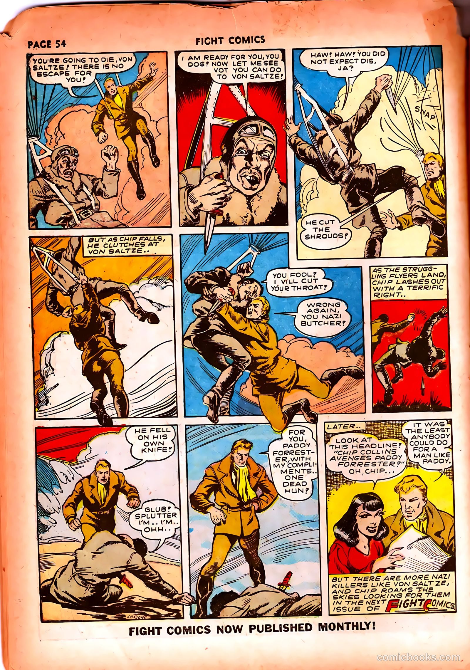 Fight Comics #23 — page 56 of 68