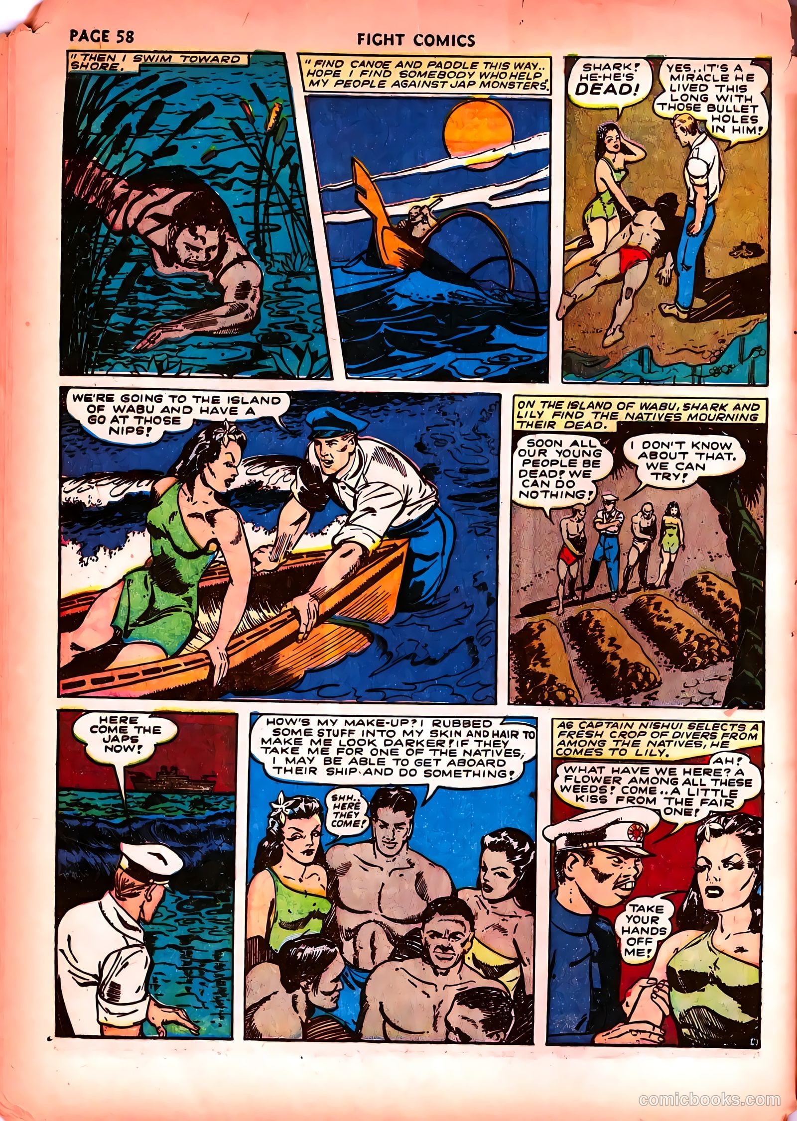 Fight Comics #23 — page 60 of 68