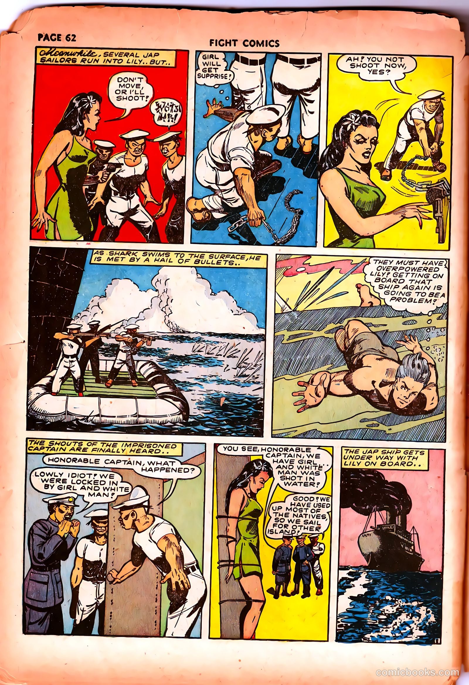 Fight Comics #23 — page 64 of 68