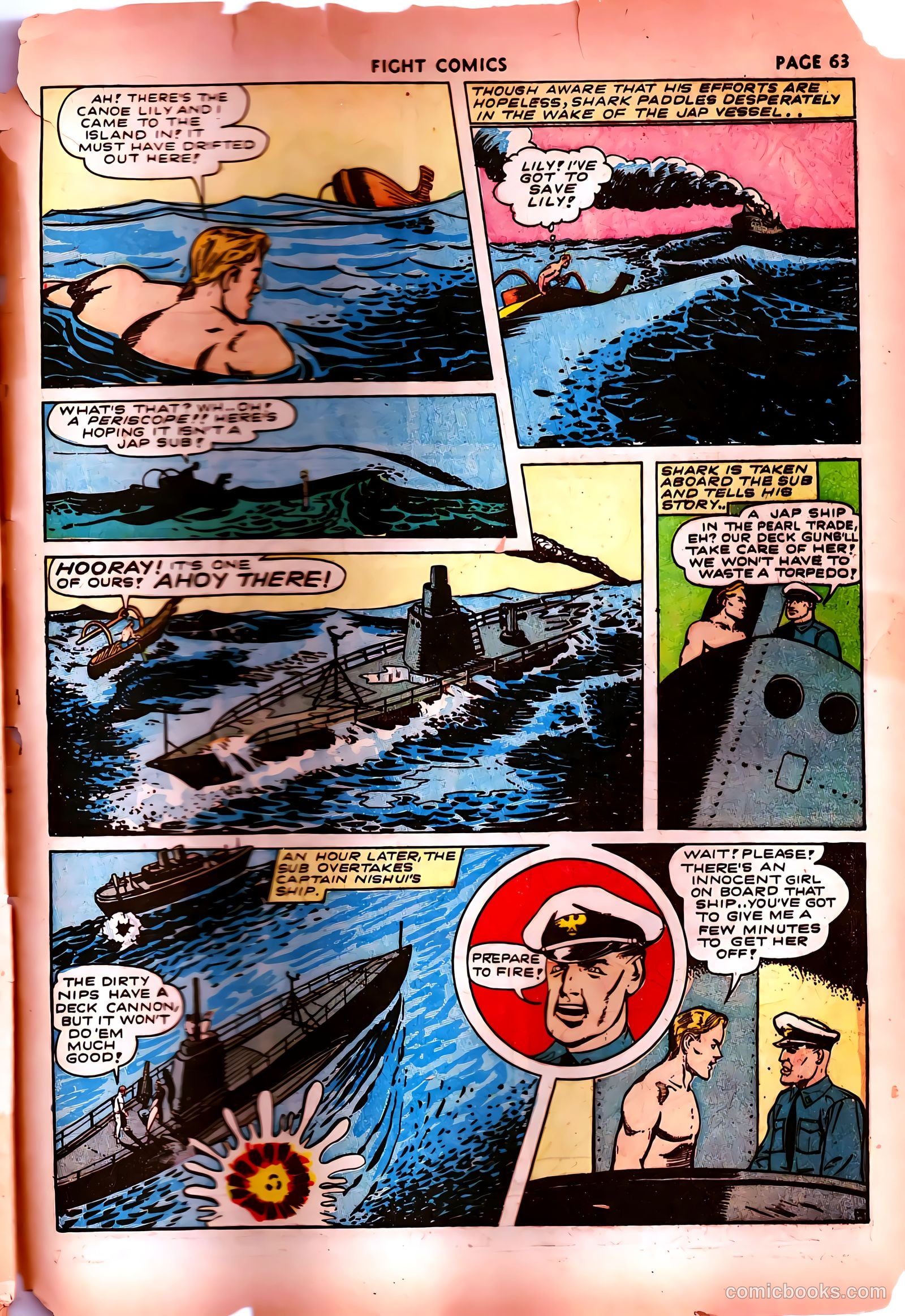 Fight Comics #23 — page 65 of 68