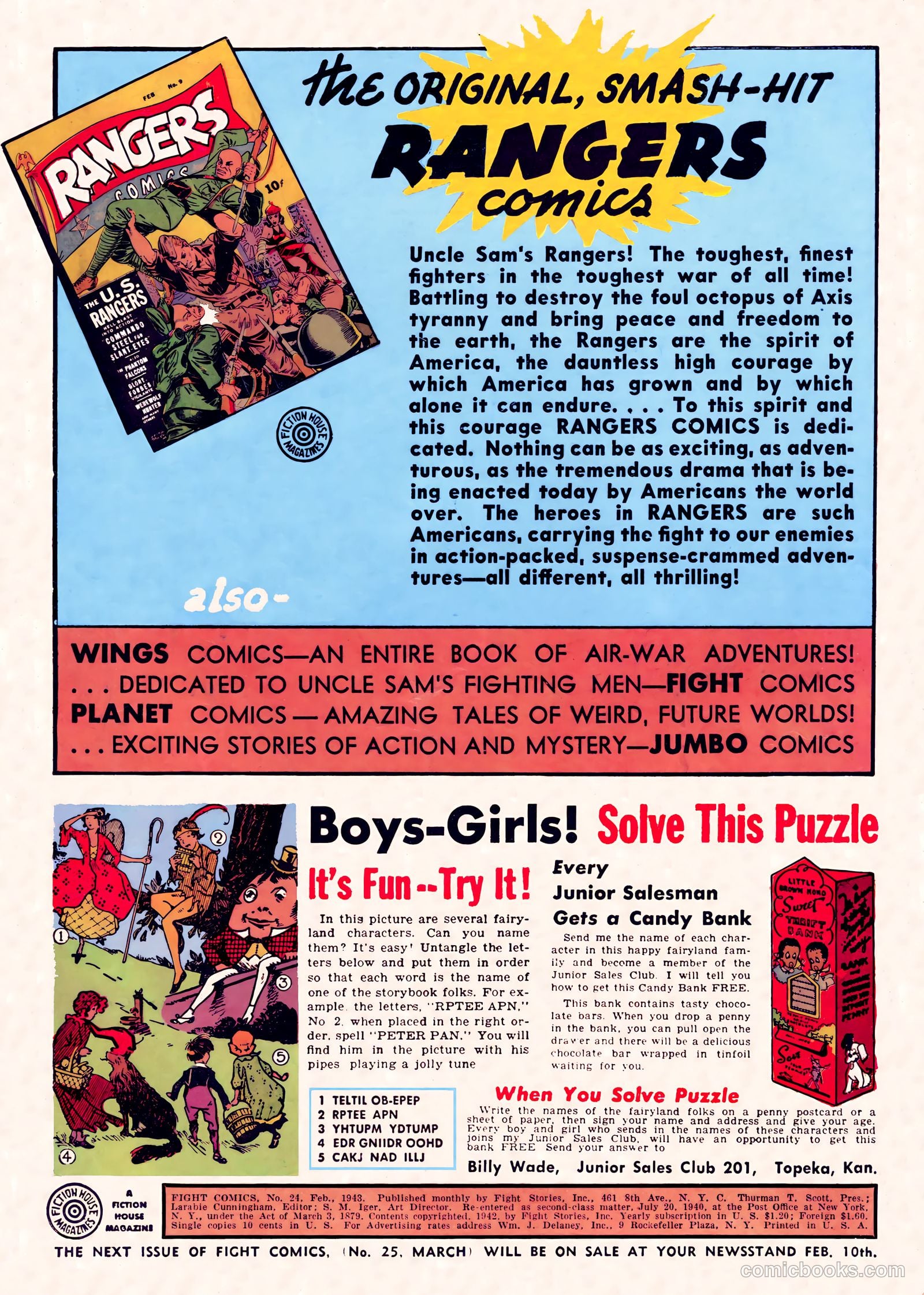Fight Comics #24 — page 2 of 68