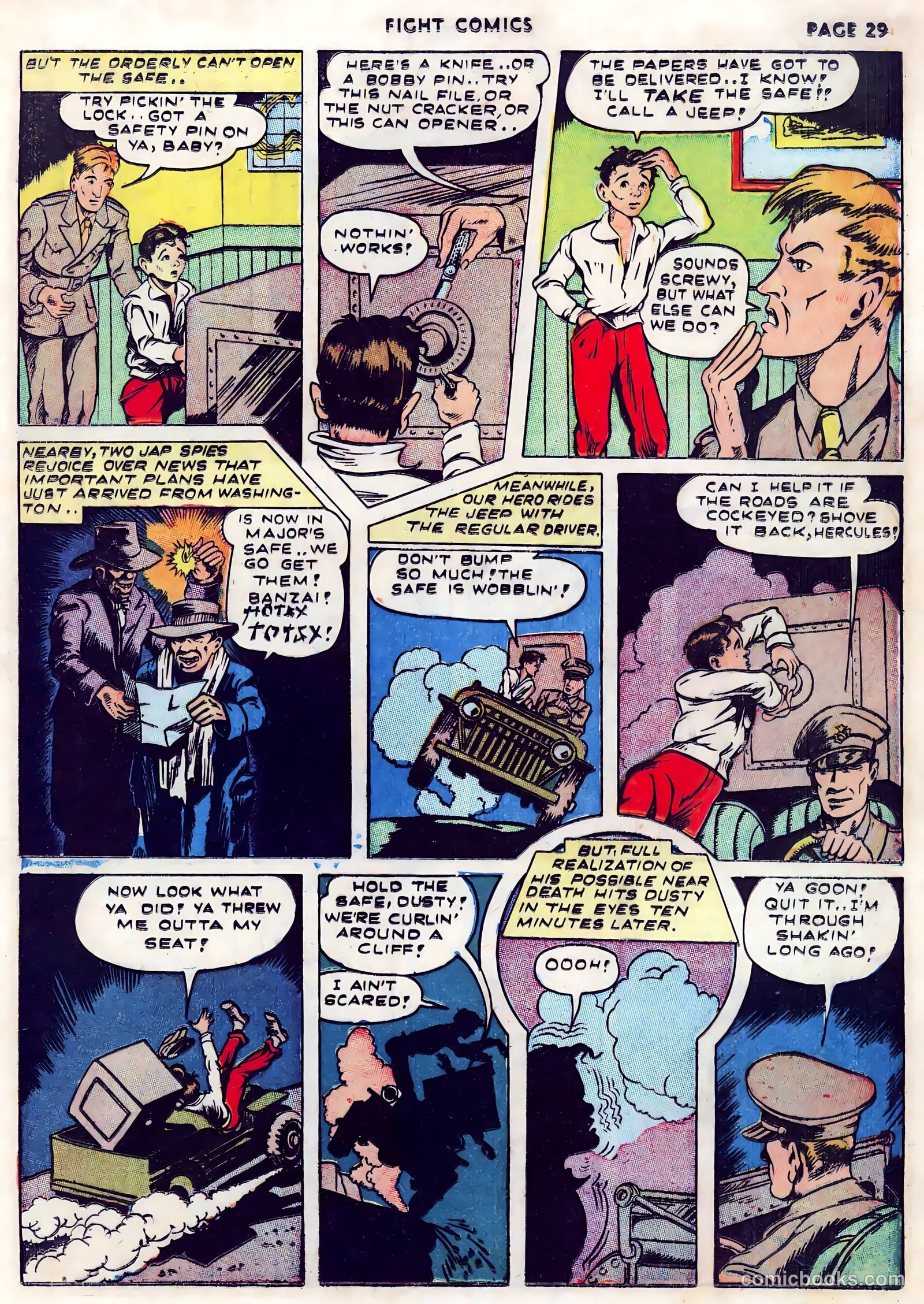 Fight Comics #24 — page 31 of 68