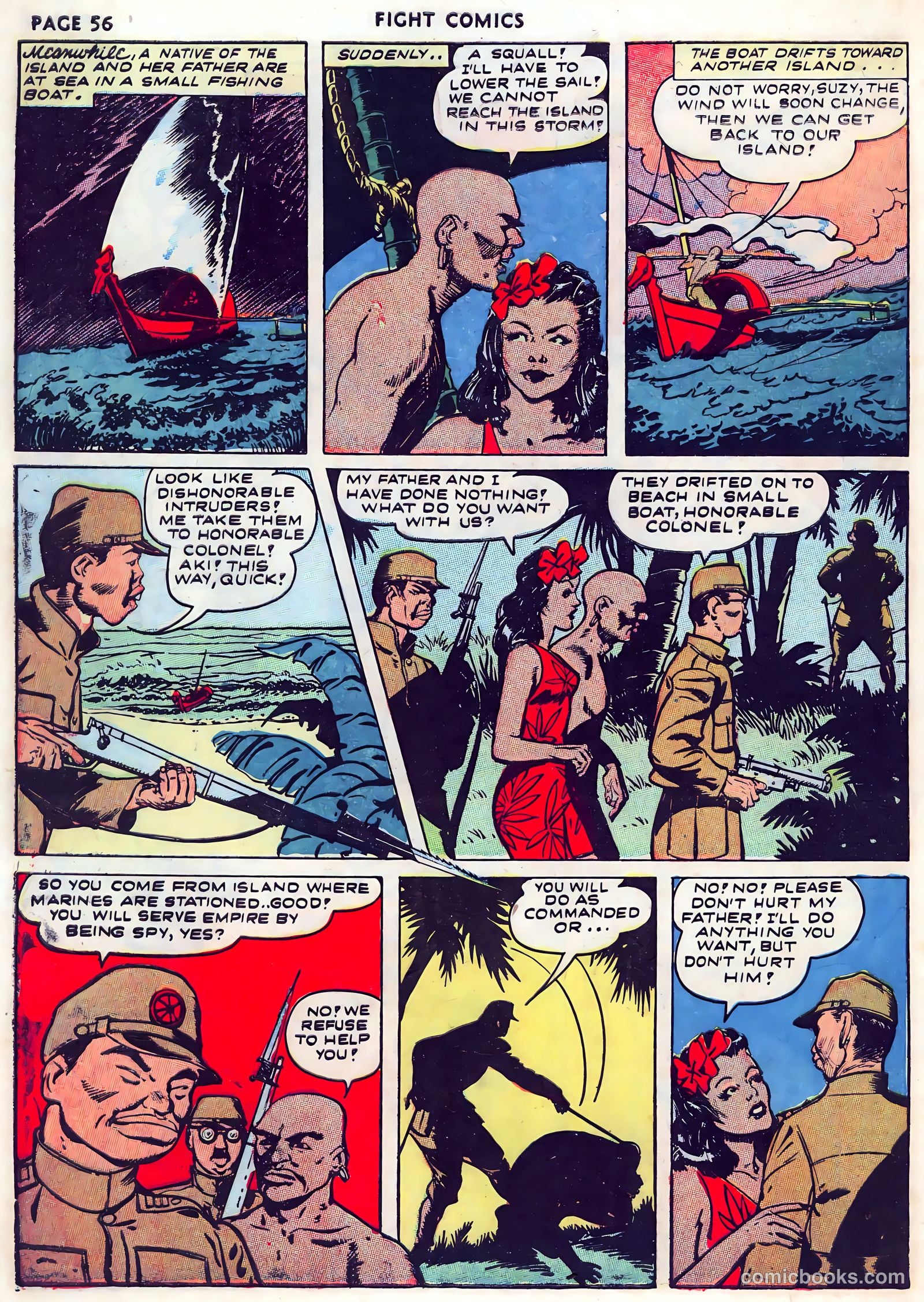 Fight Comics #24 — page 58 of 68