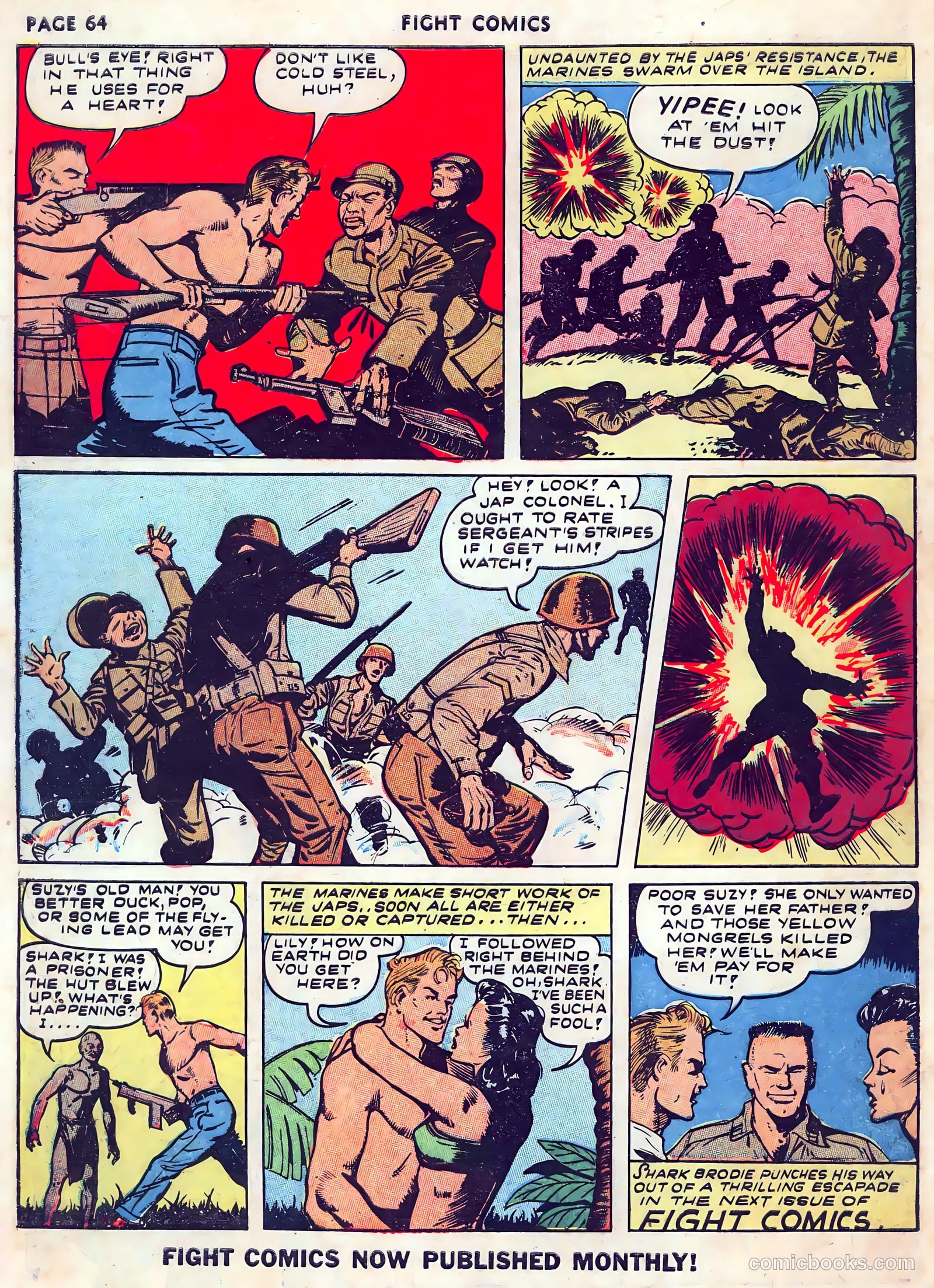 Fight Comics #24 — page 66 of 68