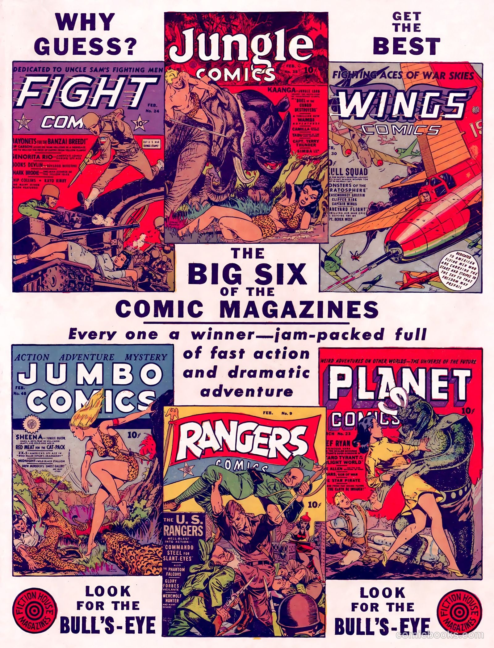 Fight Comics #24 — page 67 of 68