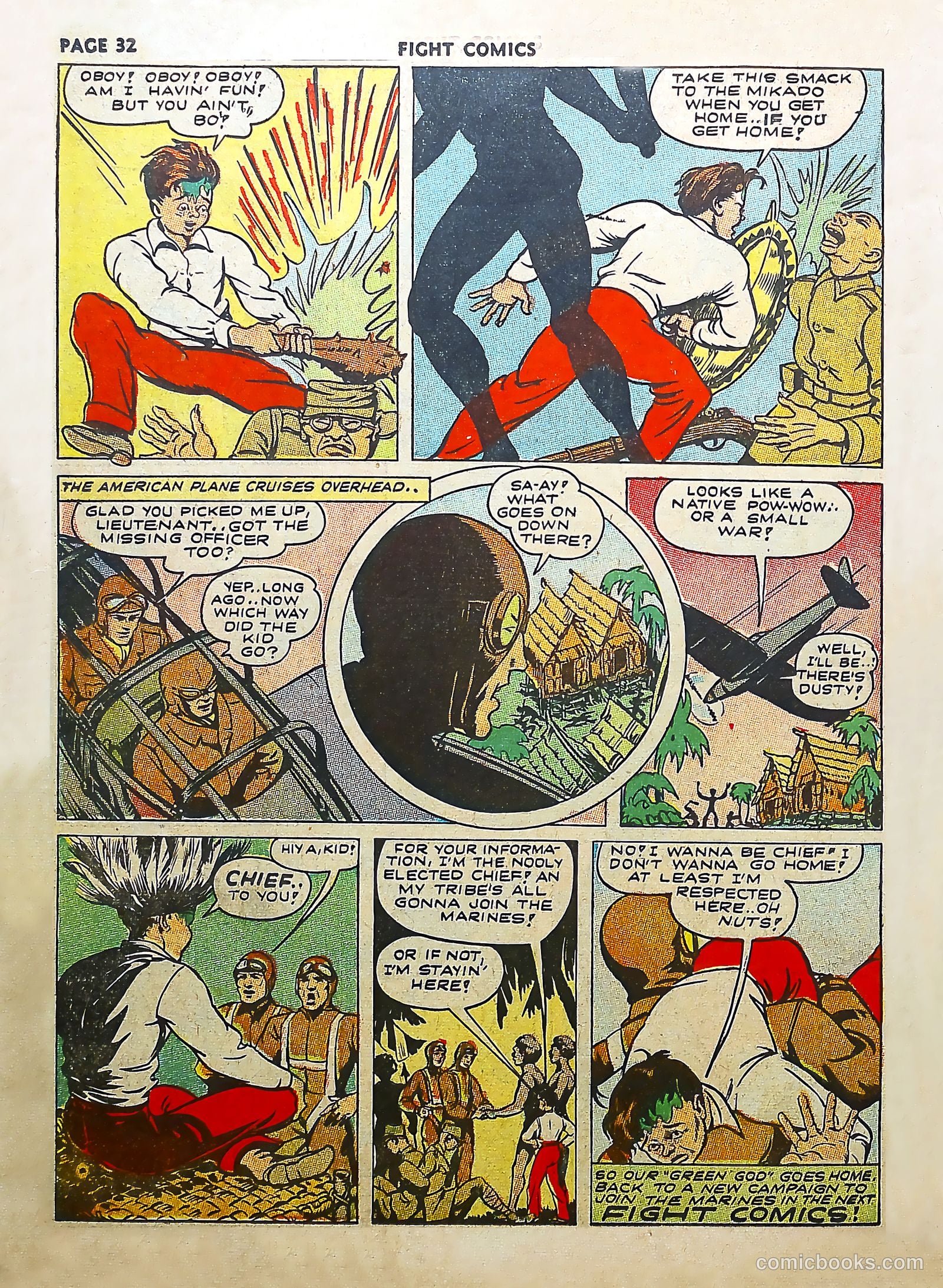 Fight Comics #25 — page 34 of 68