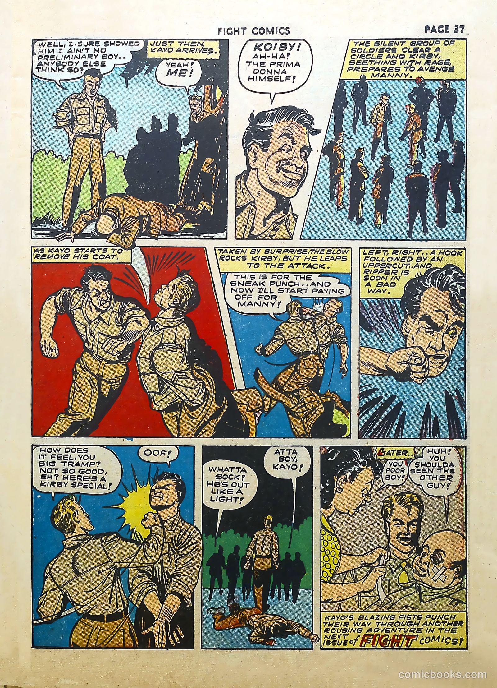 Fight Comics #25 — page 39 of 68