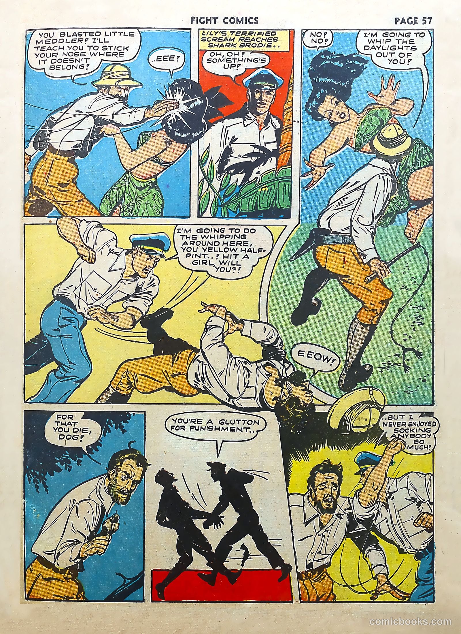 Fight Comics #25 — page 59 of 68