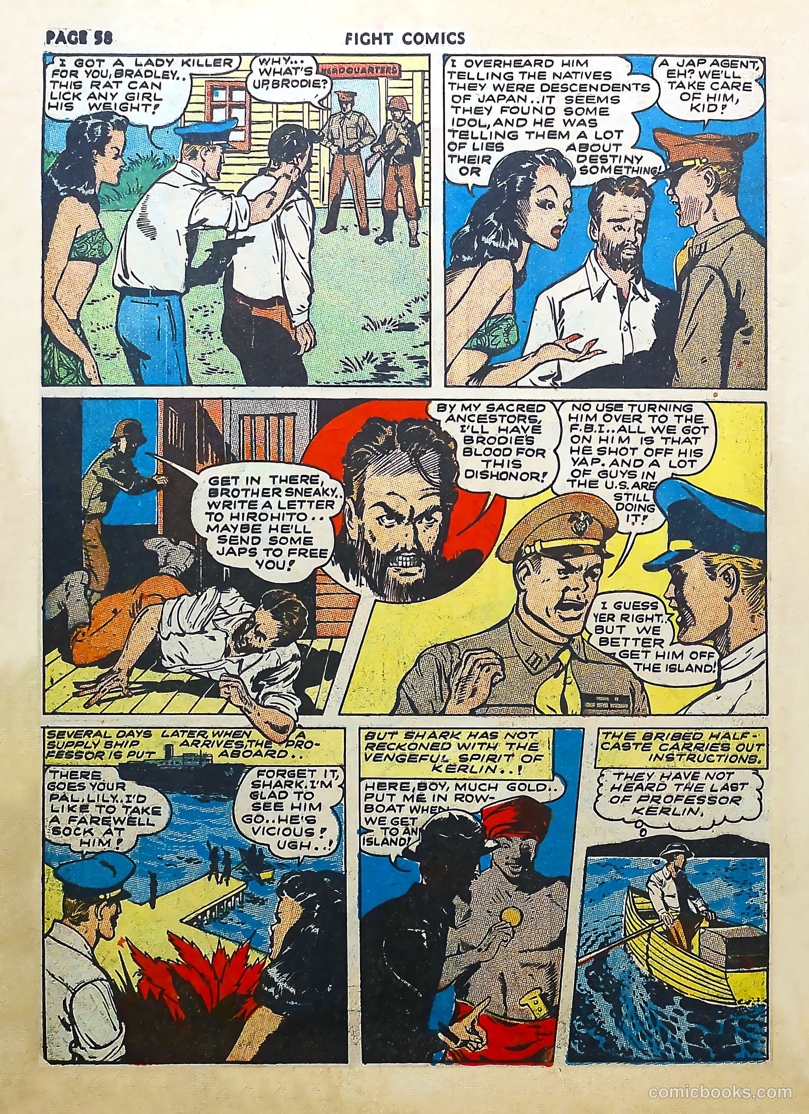 Fight Comics #25 — page 60 of 68