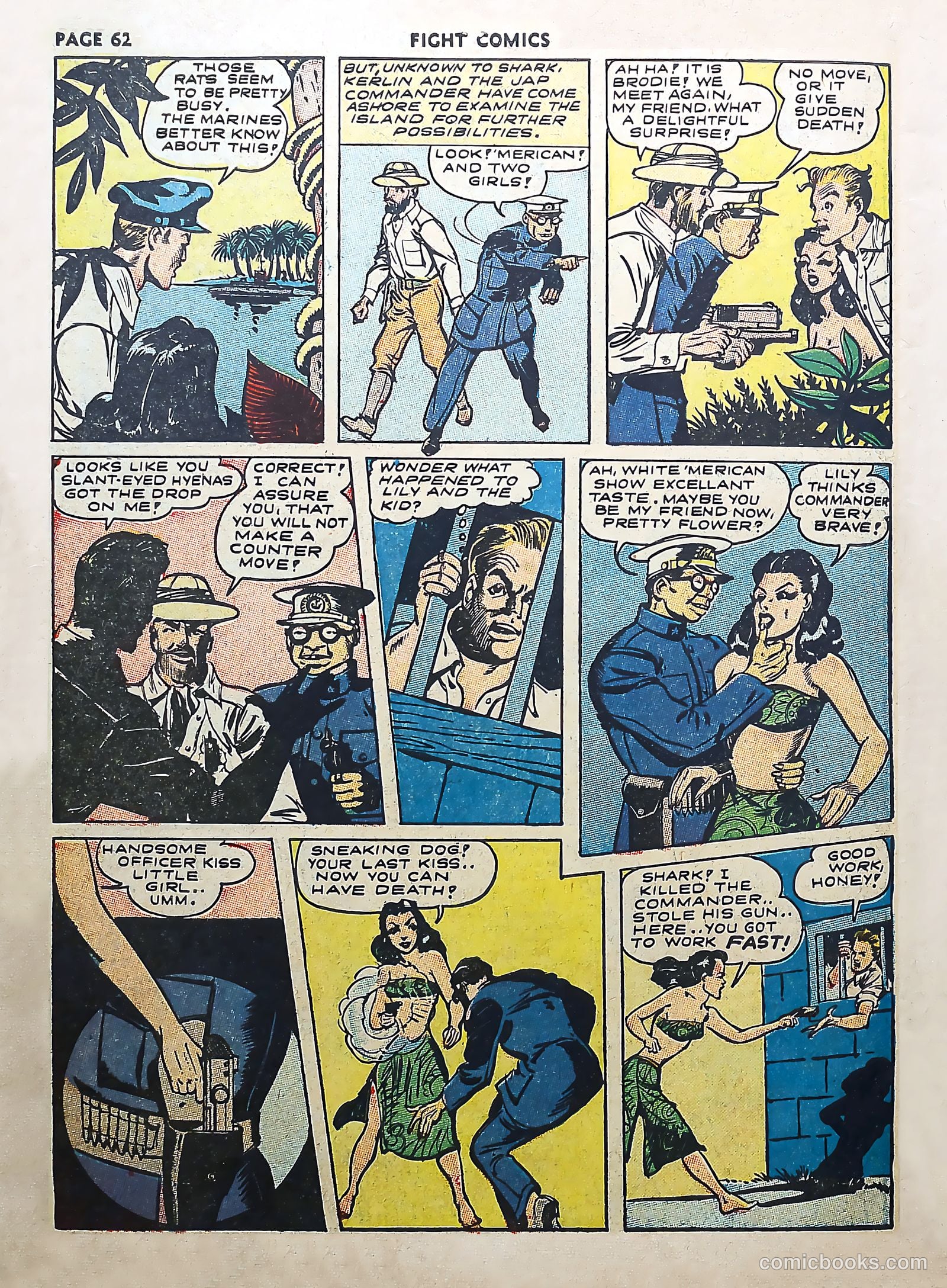 Fight Comics #25 — page 64 of 68