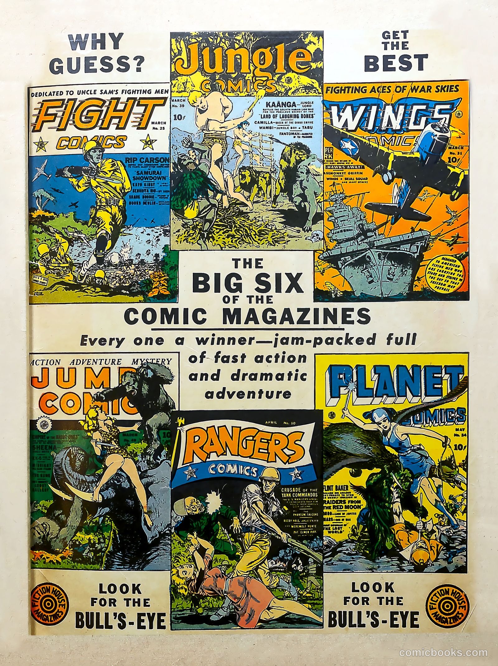 Fight Comics #25 — page 67 of 68