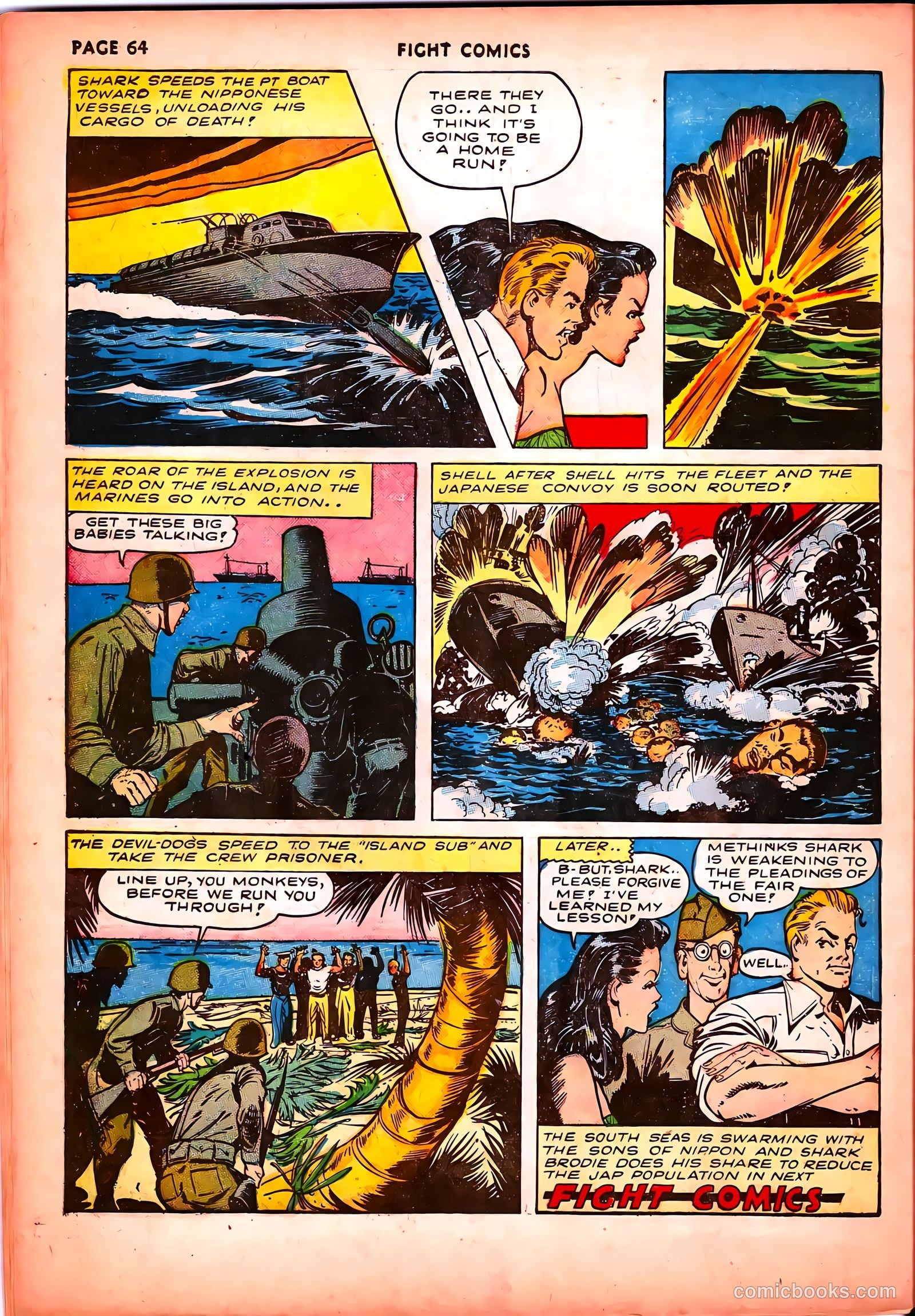 Fight Comics #26 — page 66 of 68