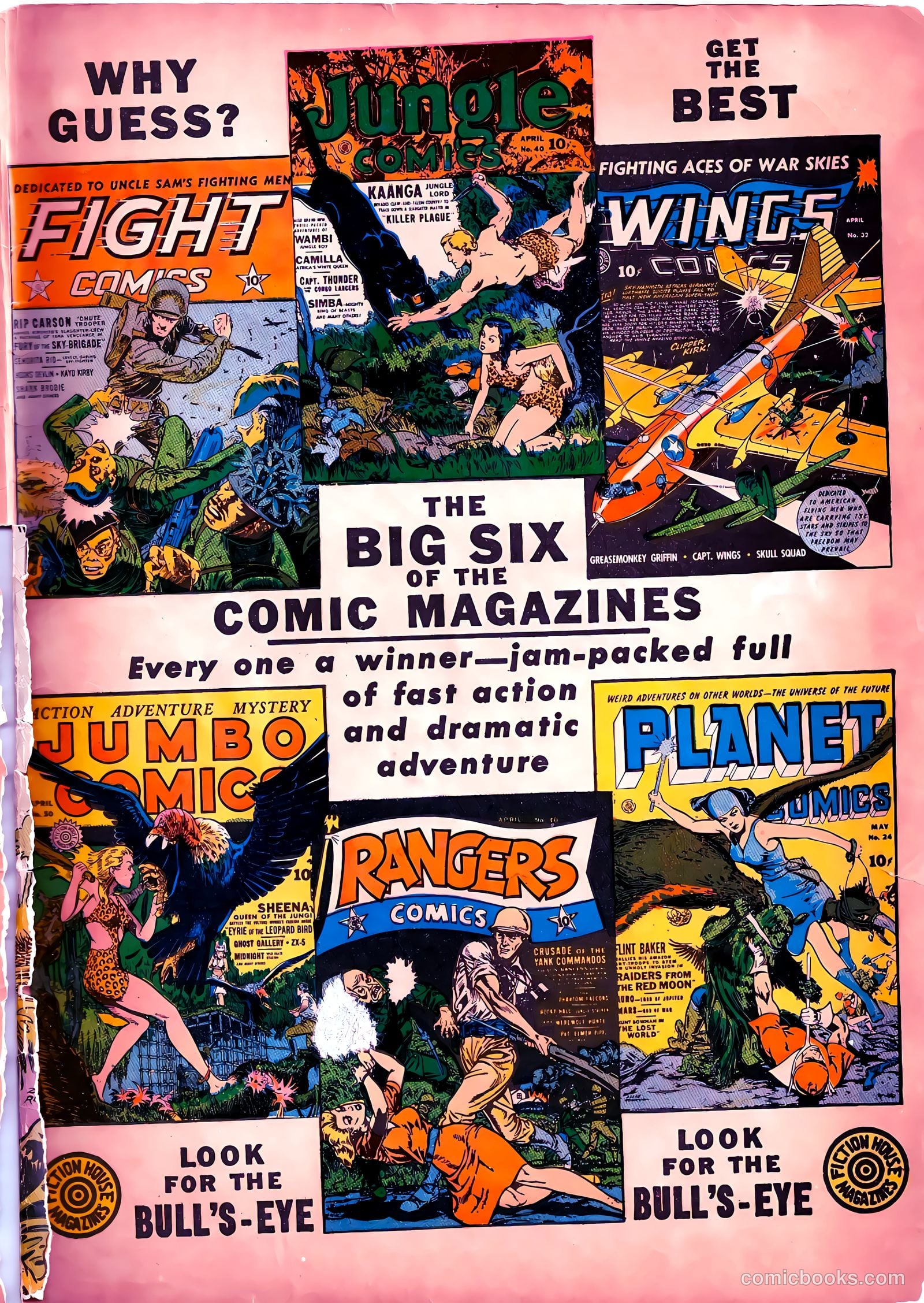Fight Comics #26 — page 67 of 68