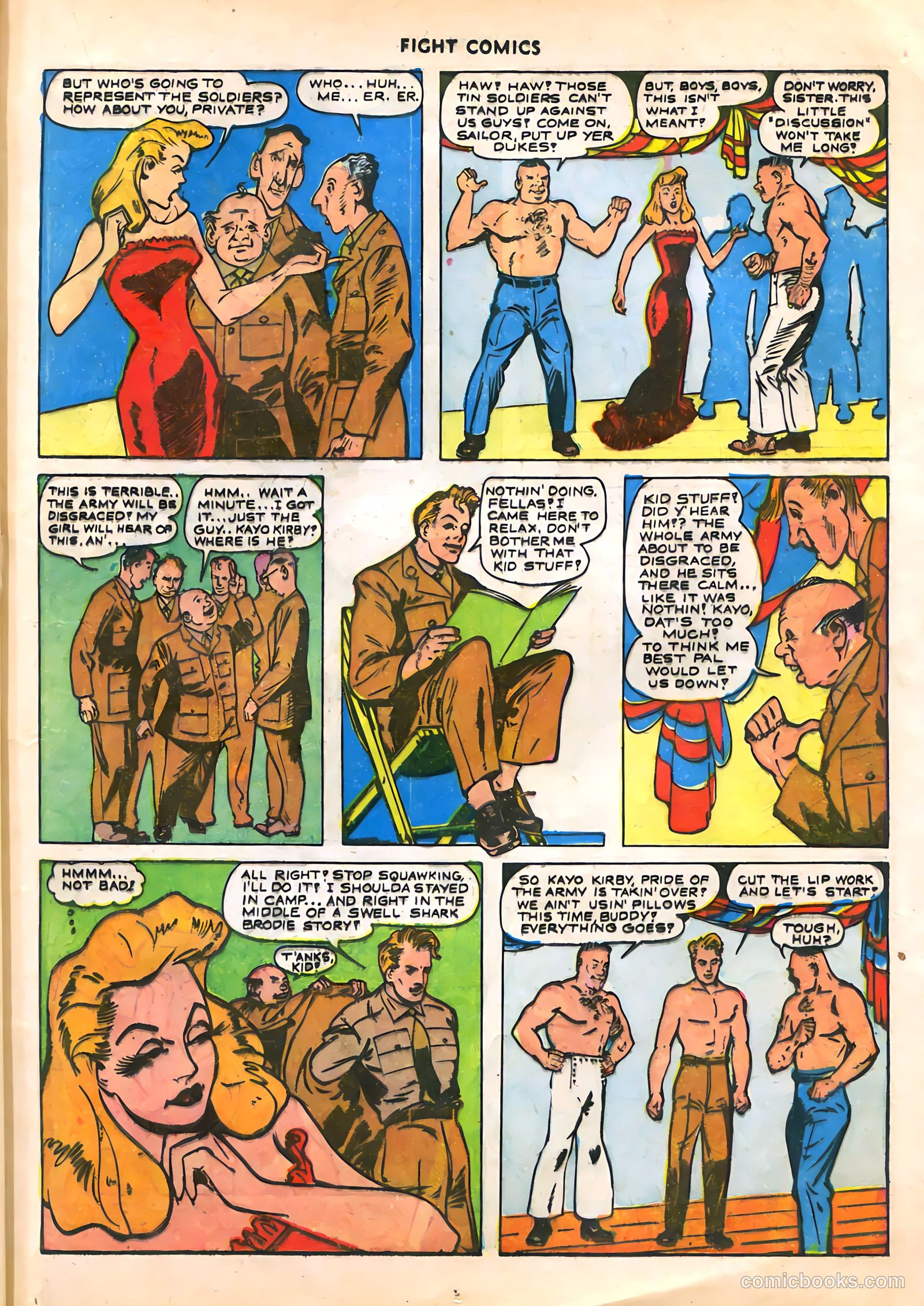 Fight Comics #27 — page 31 of 60
