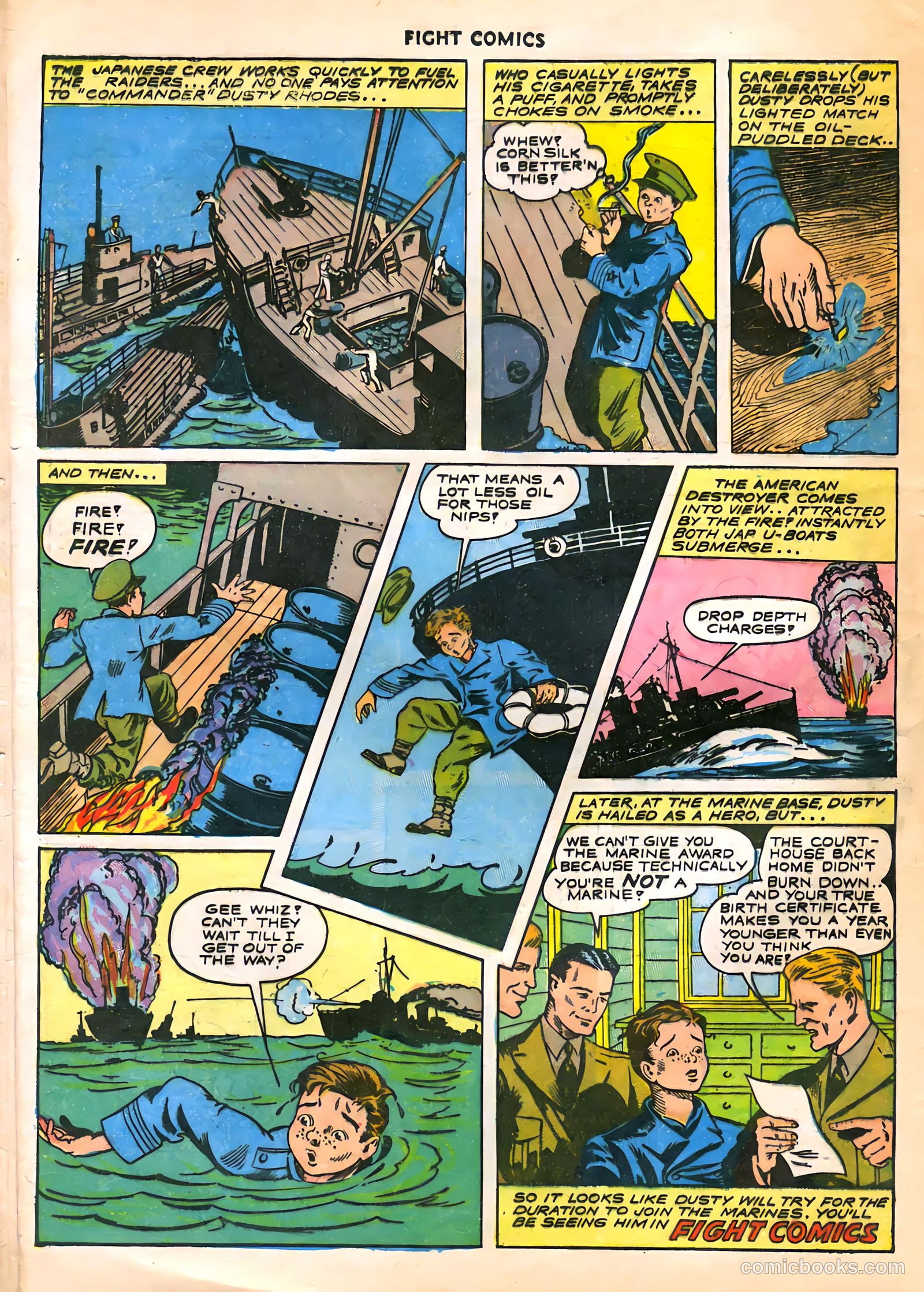 Fight Comics #27 — page 48 of 60