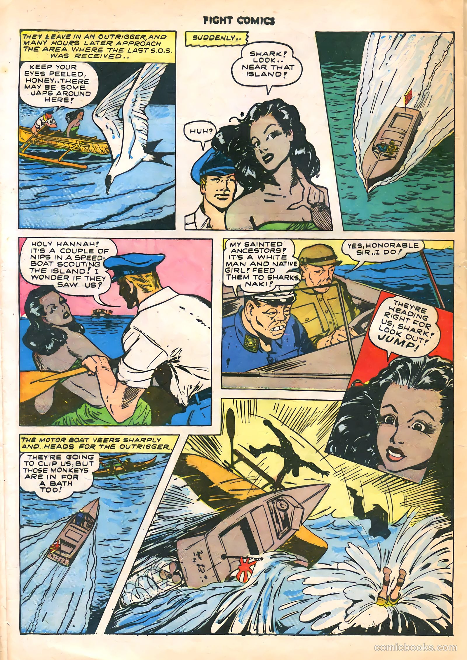 Fight Comics #27 — page 50 of 60