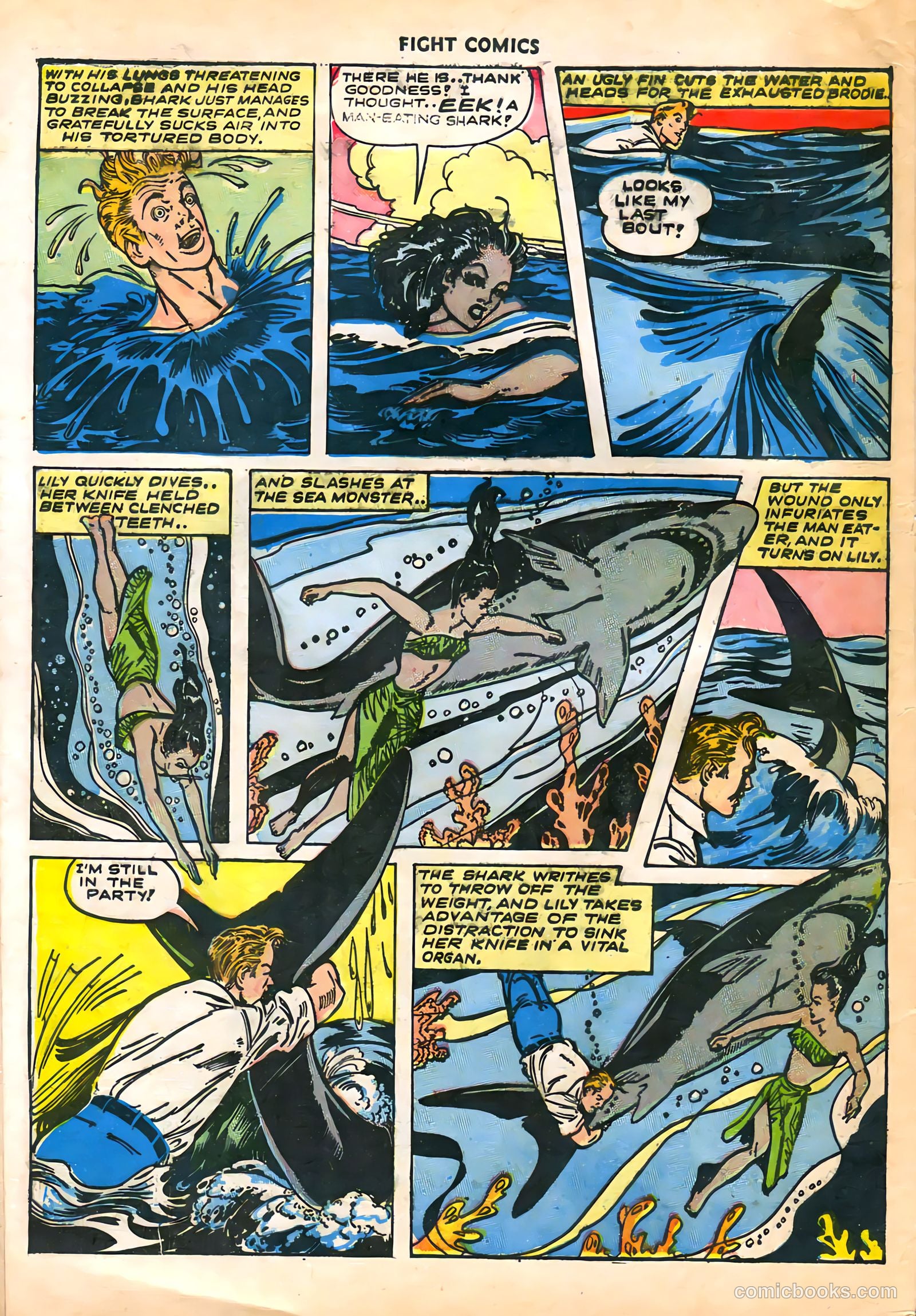Fight Comics #27 — page 52 of 60