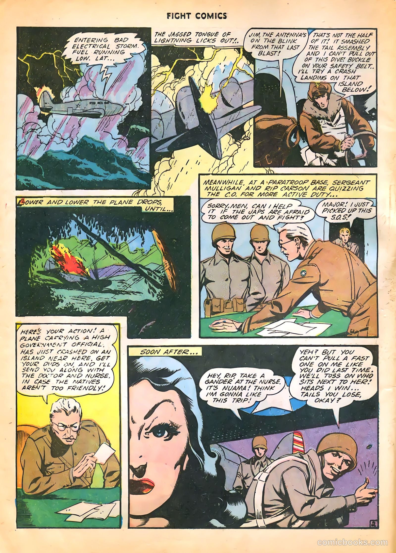 Fight Comics #28 — page 4 of 60