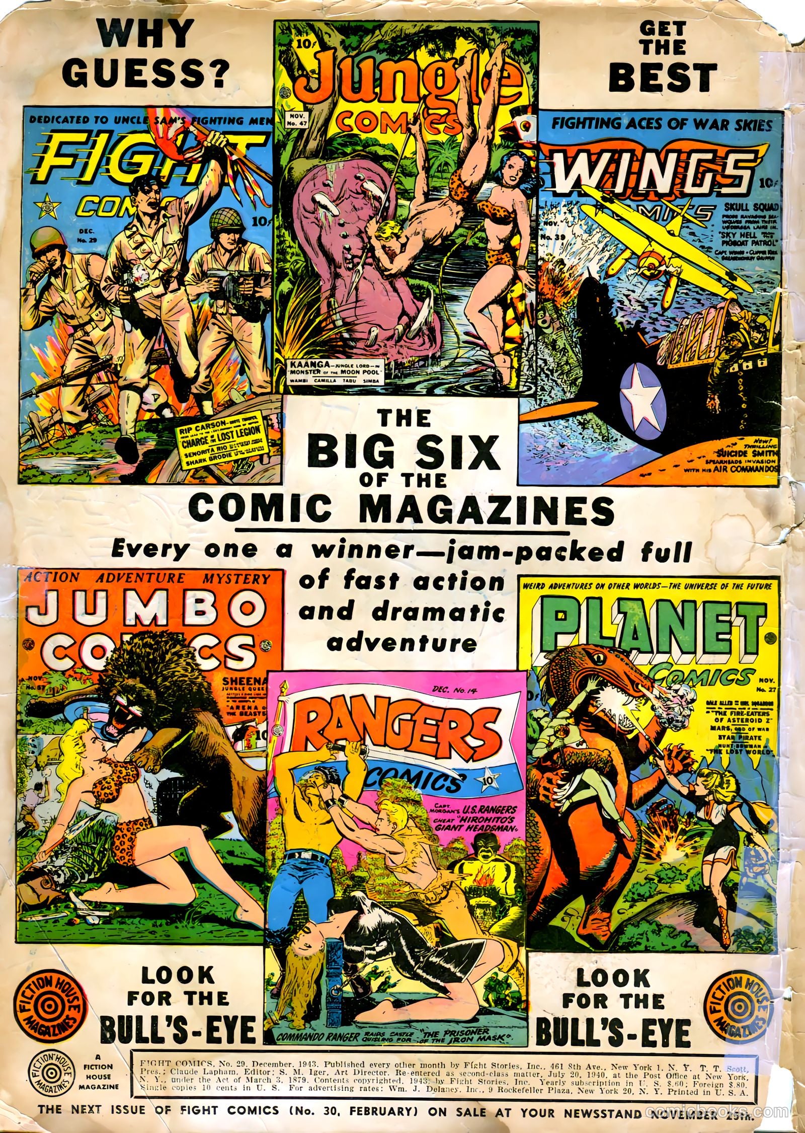 Fight Comics #29 — page 2 of 60