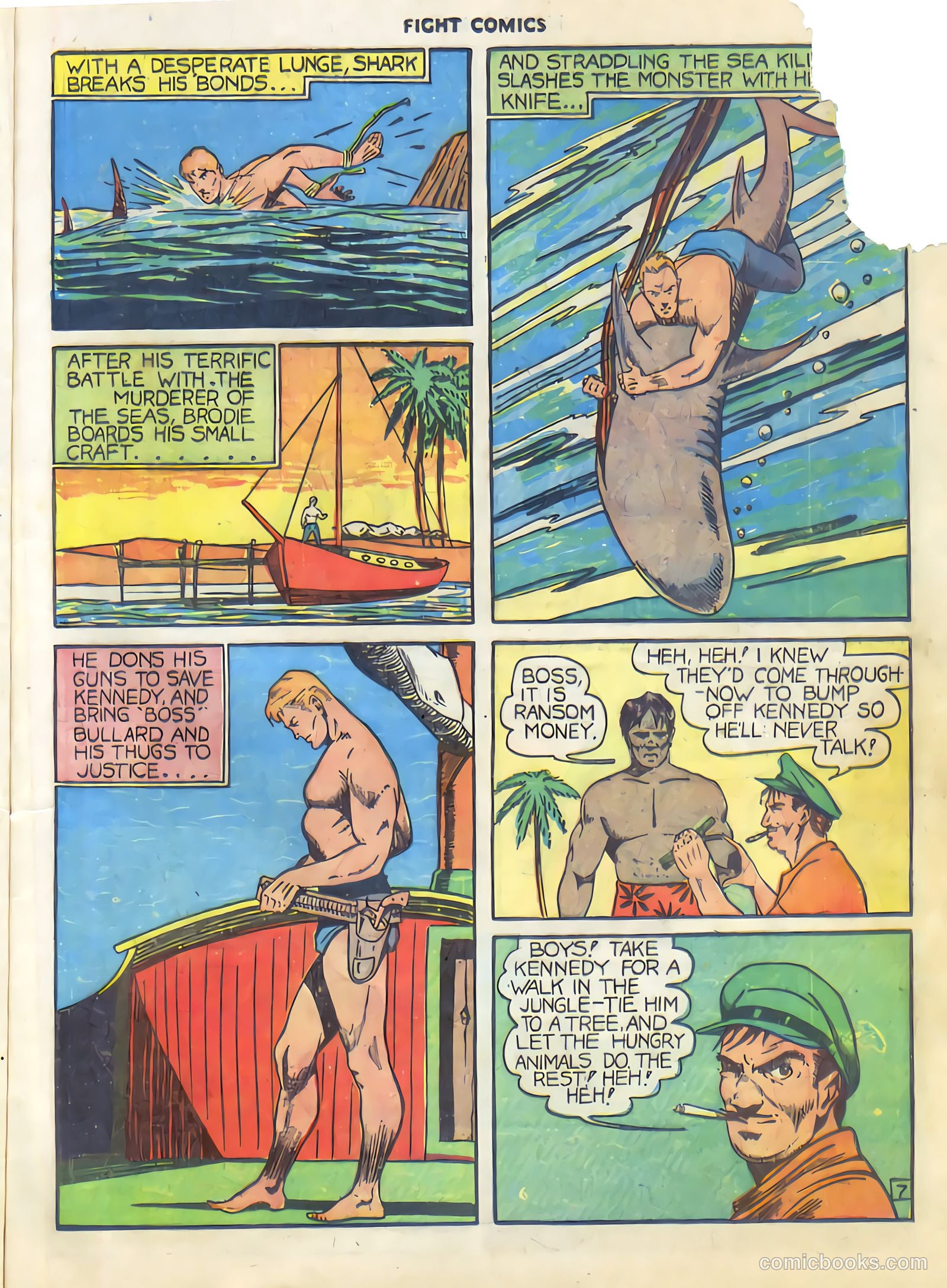 Fight Comics #3 — page 9 of 68