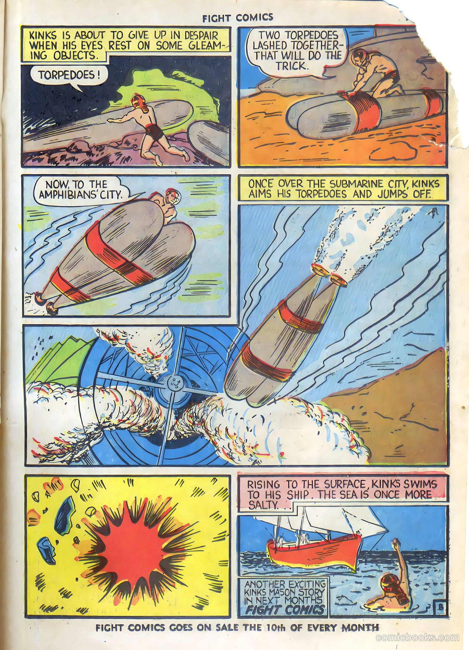 Fight Comics #3 — page 37 of 68