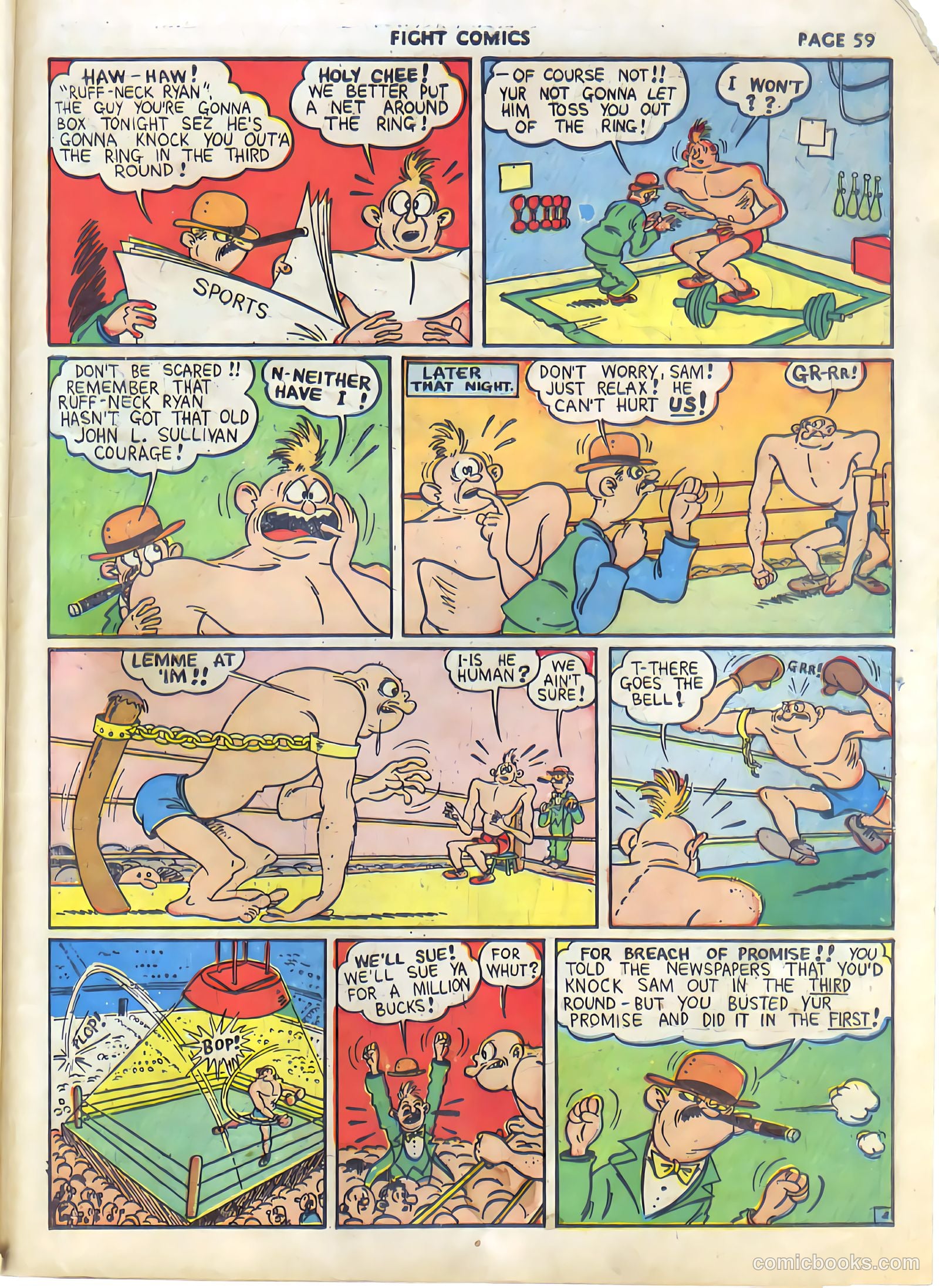Fight Comics #3 — page 61 of 68