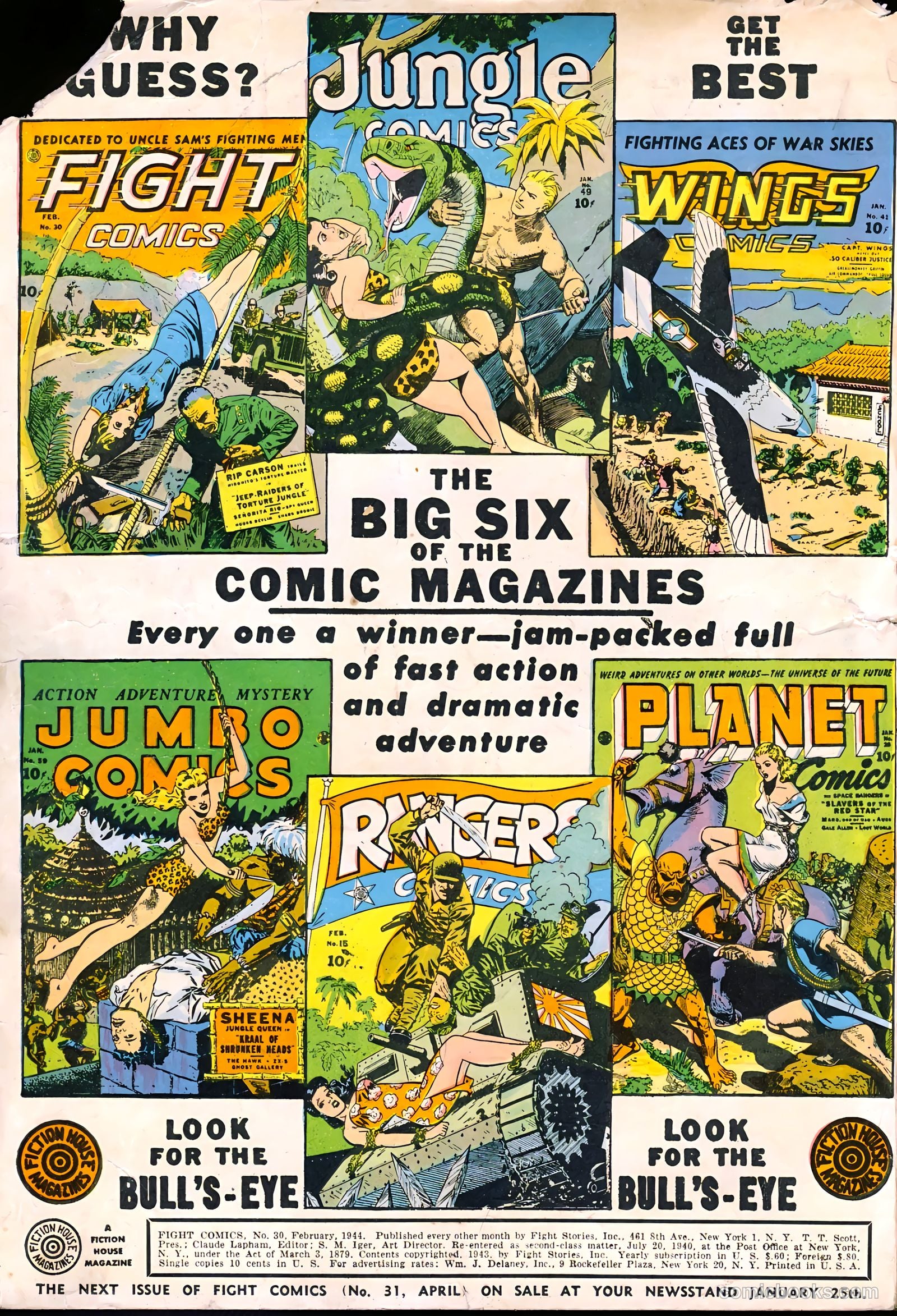 Fight Comics #30 — page 2 of 60