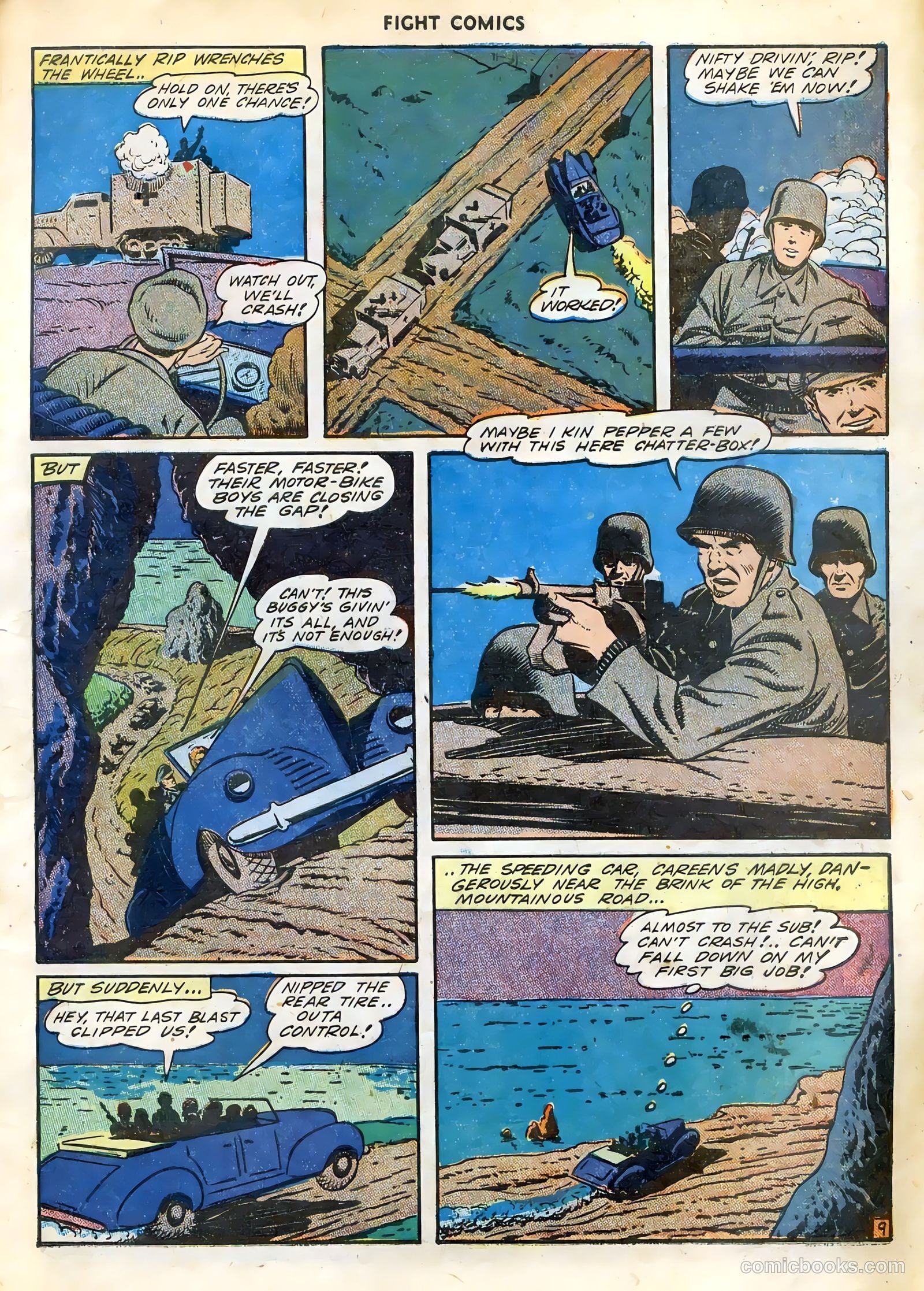 Fight Comics #30 — page 11 of 60