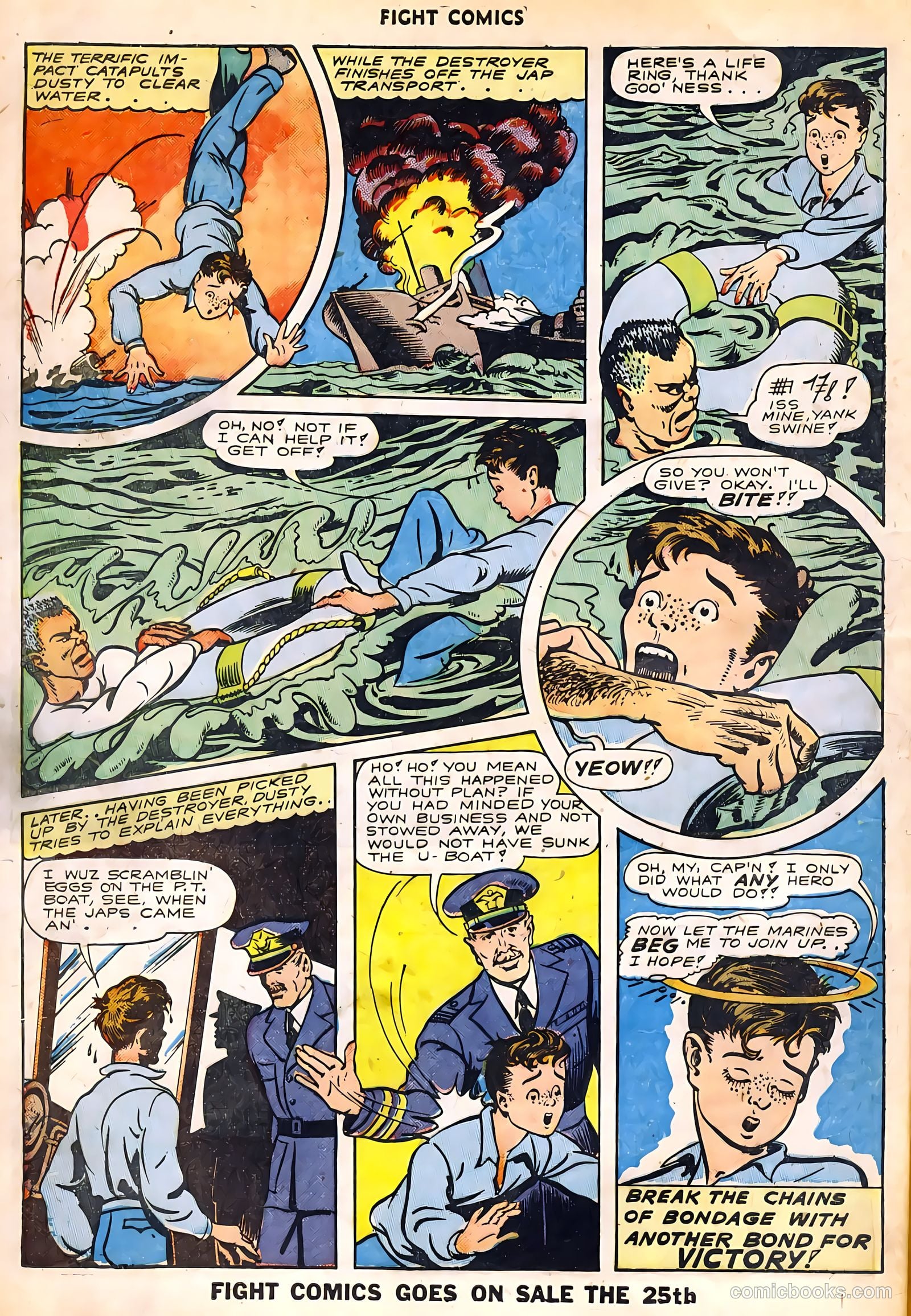 Fight Comics #30 — page 50 of 60