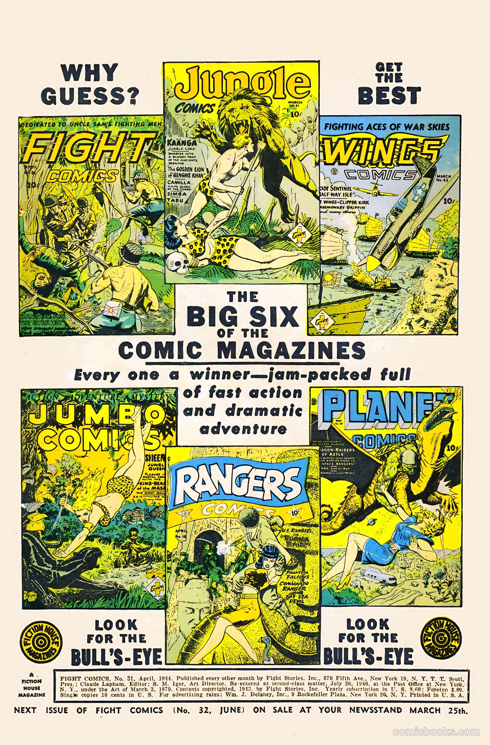 Fight Comics #31 — page 2 of 52