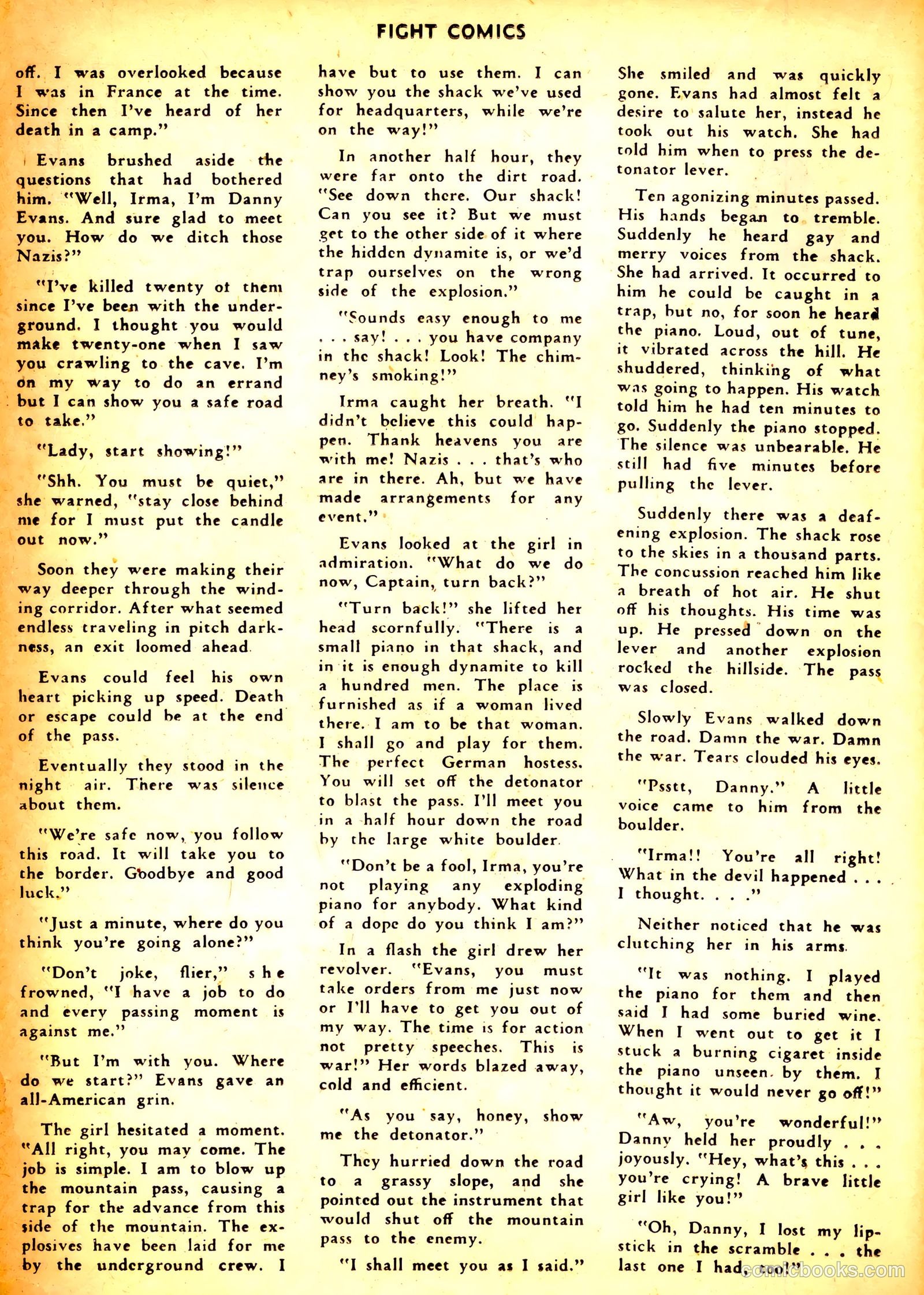 Fight Comics #31 — page 36 of 52