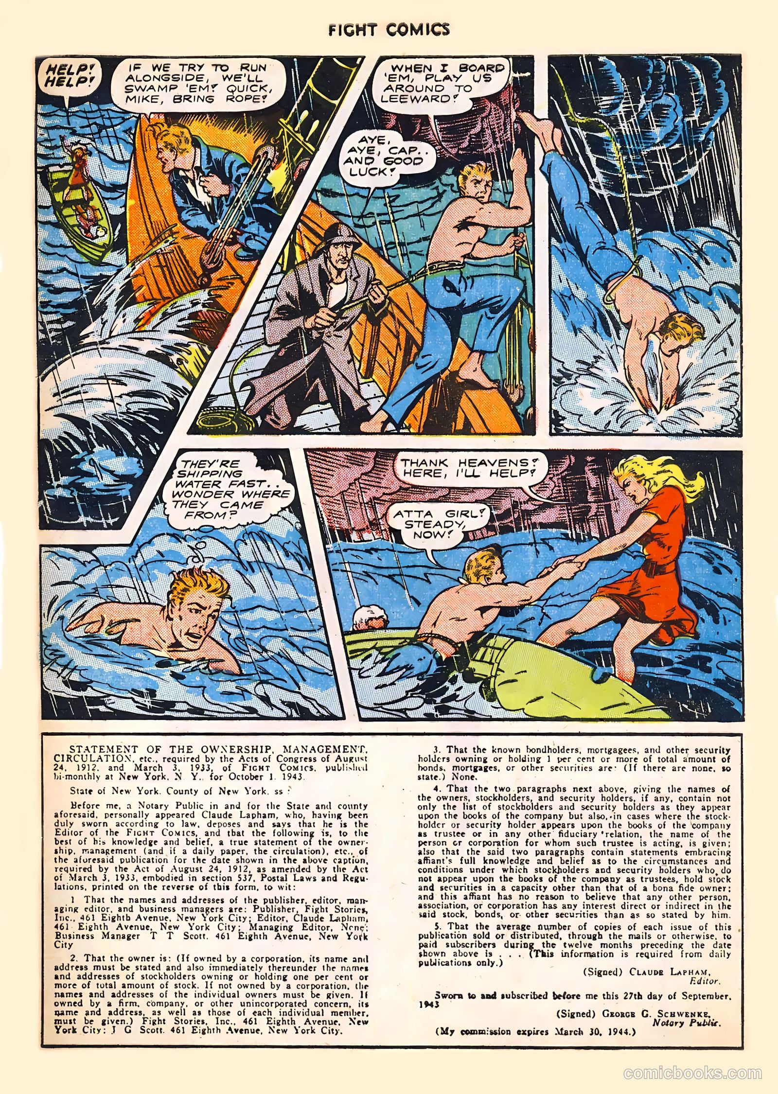 Fight Comics #31 — page 44 of 52