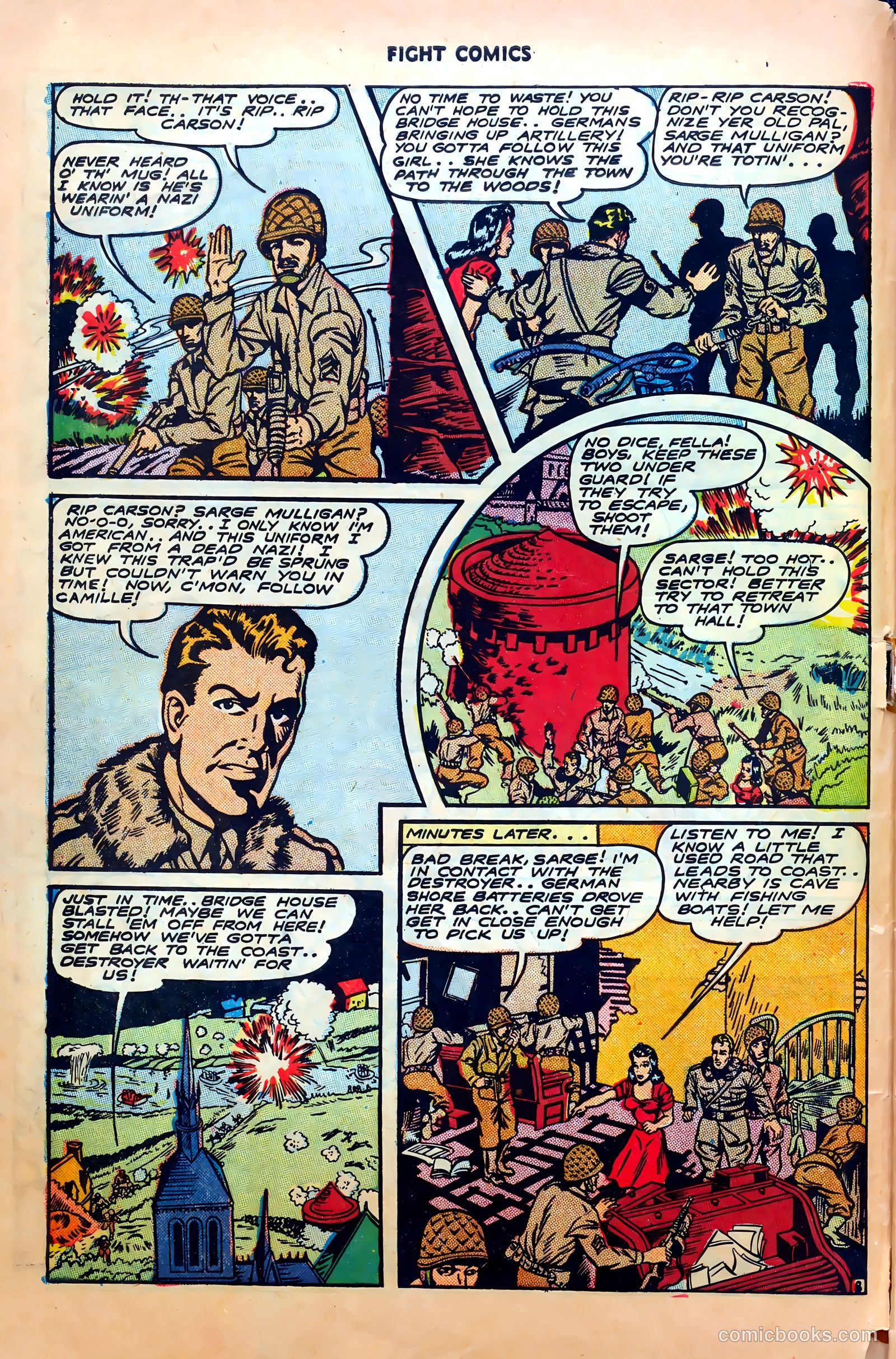 Fight Comics #32 — page 10 of 52