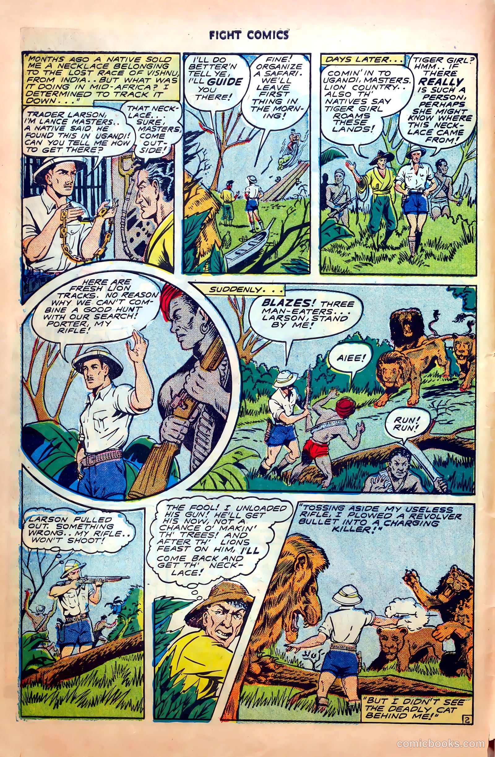 Fight Comics #32 — page 14 of 52