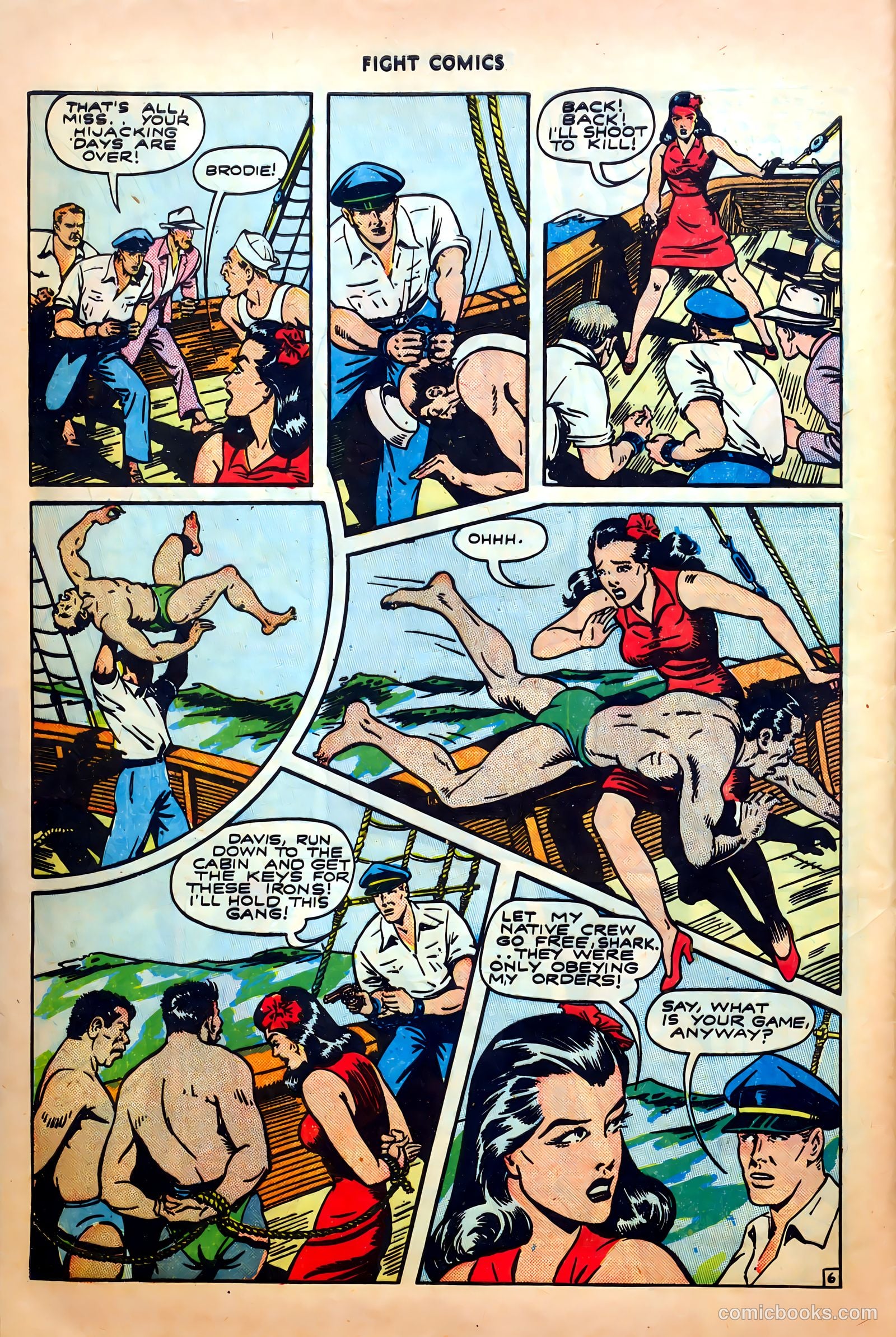 Fight Comics #32 — page 40 of 52