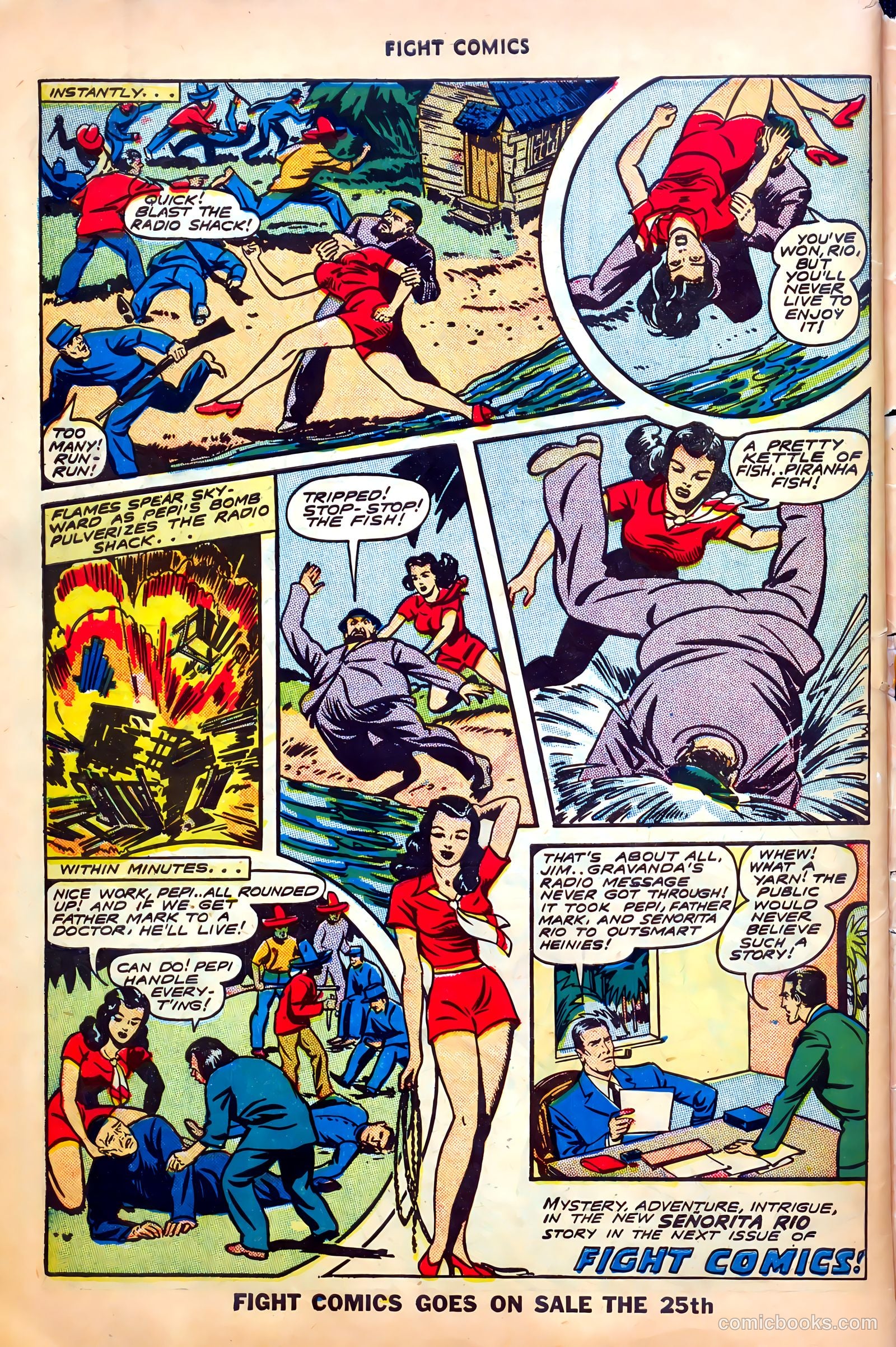 Fight Comics #32 — page 50 of 52