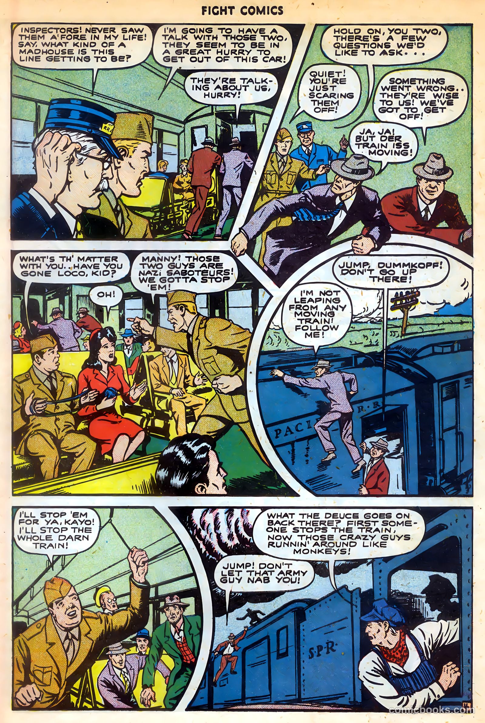 Fight Comics #33 — page 31 of 52