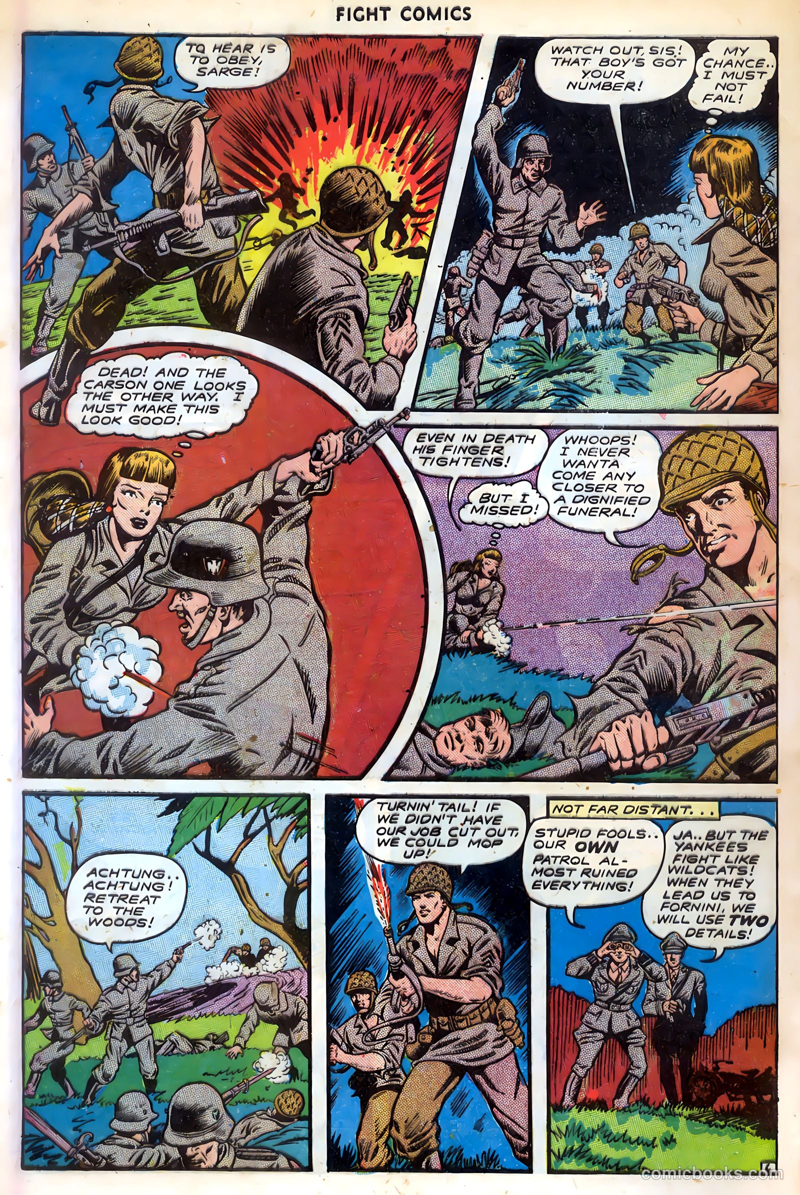 Fight Comics #34 — page 8 of 52