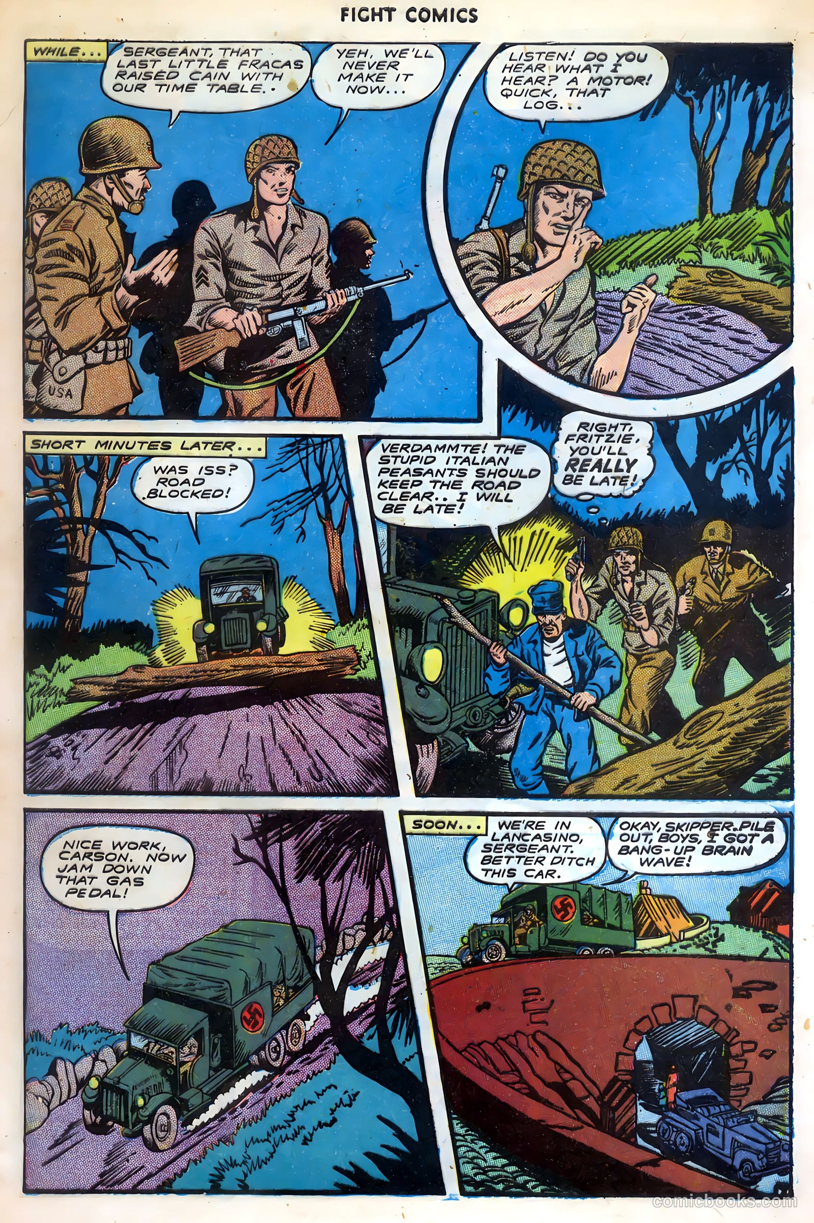 Fight Comics #34 — page 9 of 52