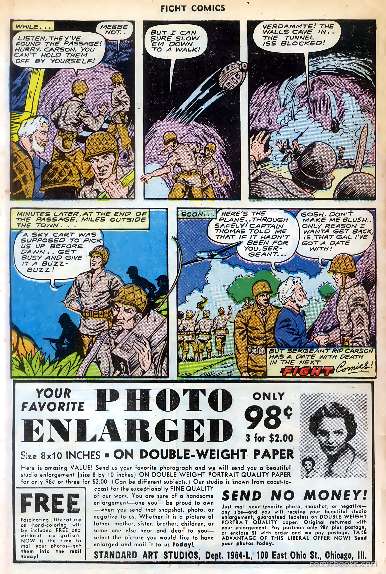 Fight Comics #34 — page 12 of 52