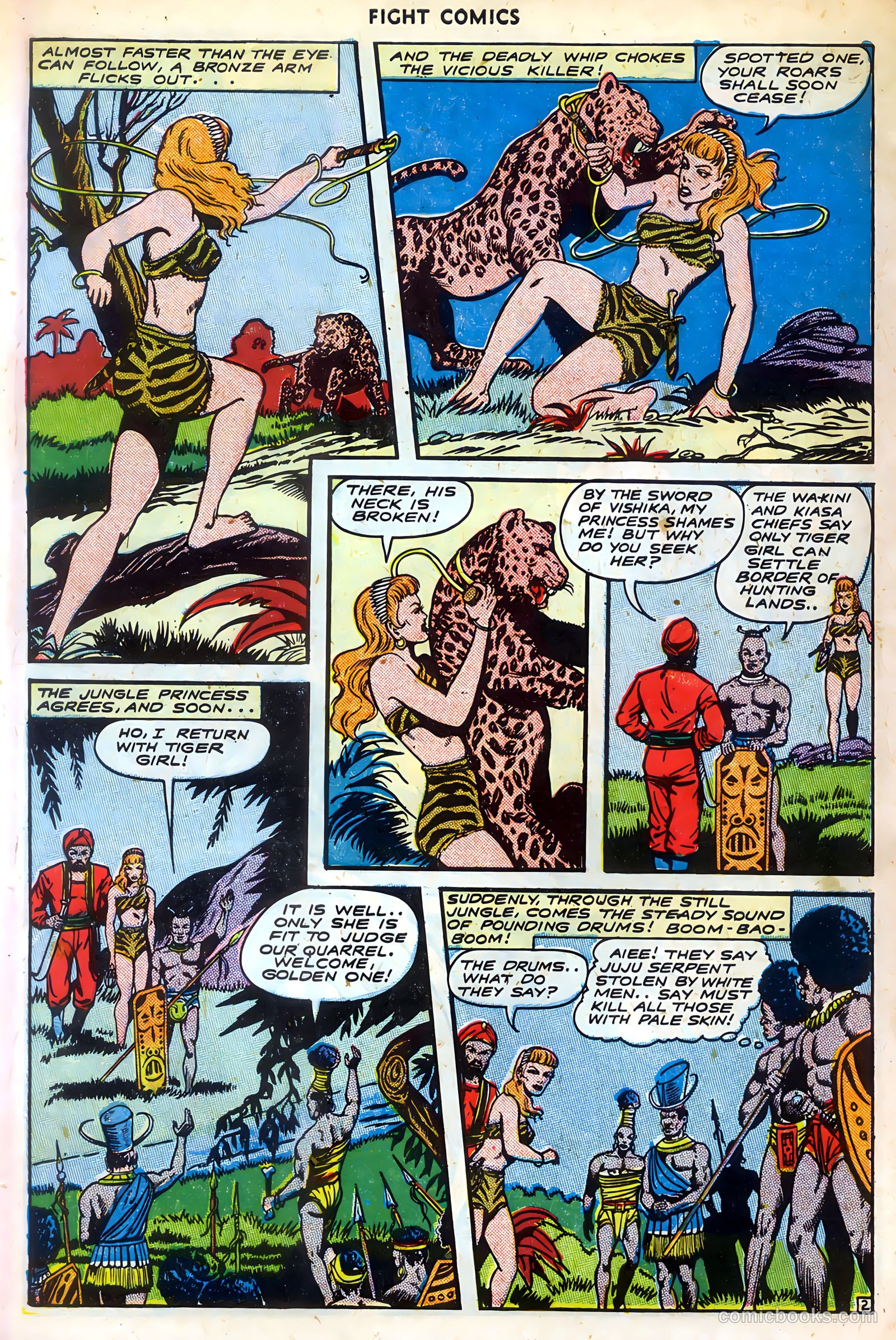 Fight Comics #34 — page 14 of 52