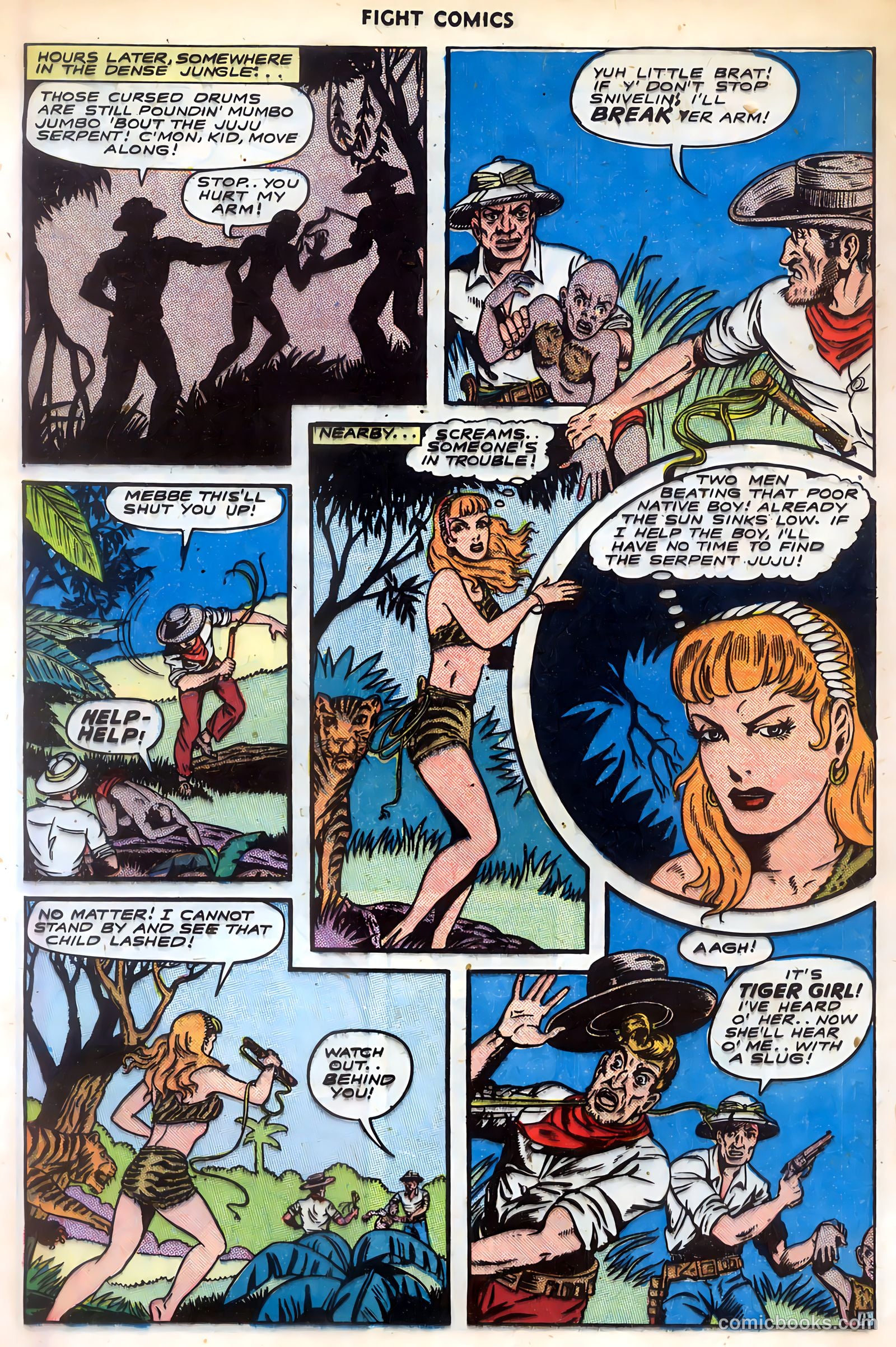 Fight Comics #34 — page 16 of 52