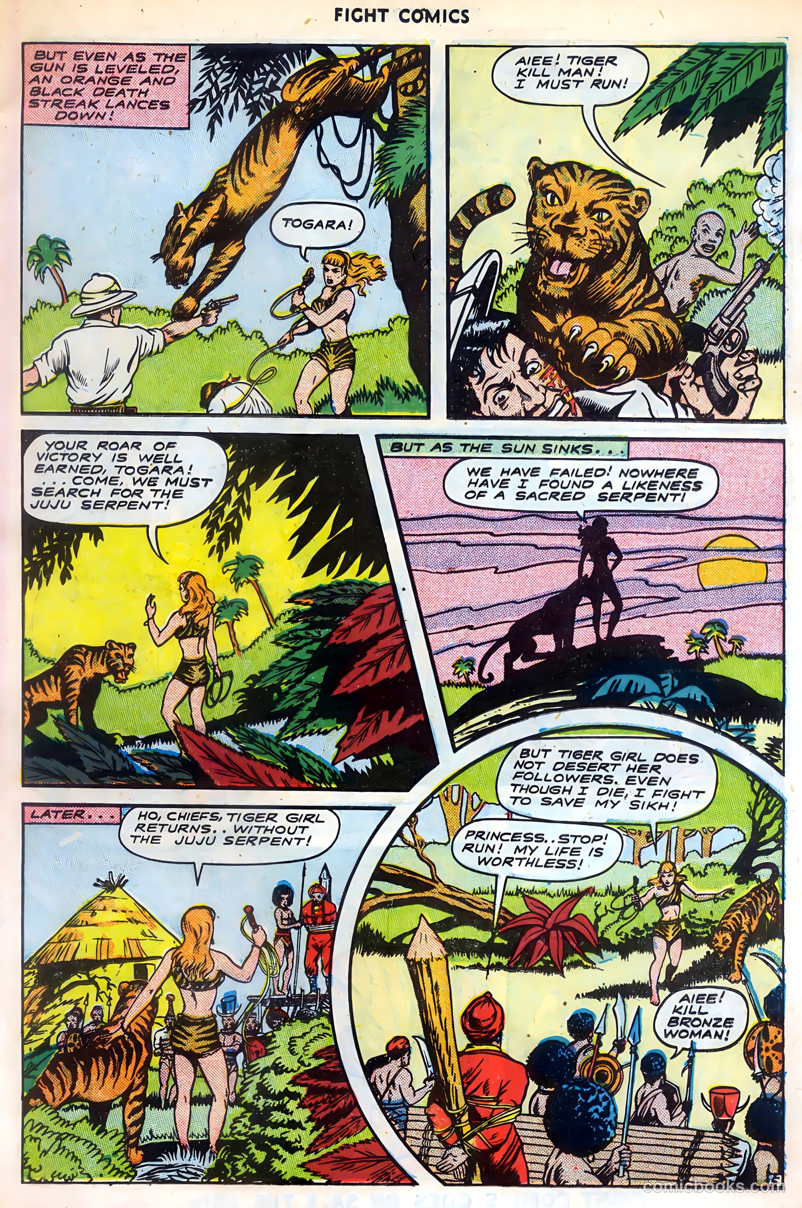 Fight Comics #34 — page 17 of 52