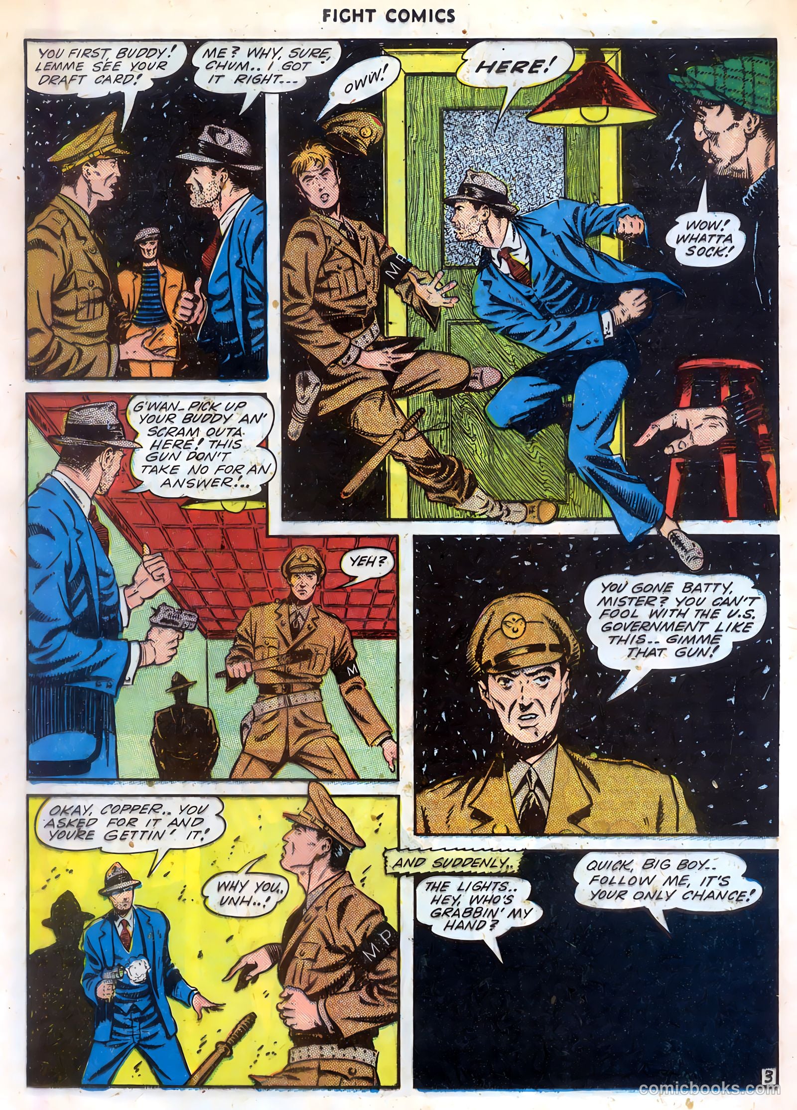 Fight Comics #34 — page 21 of 52
