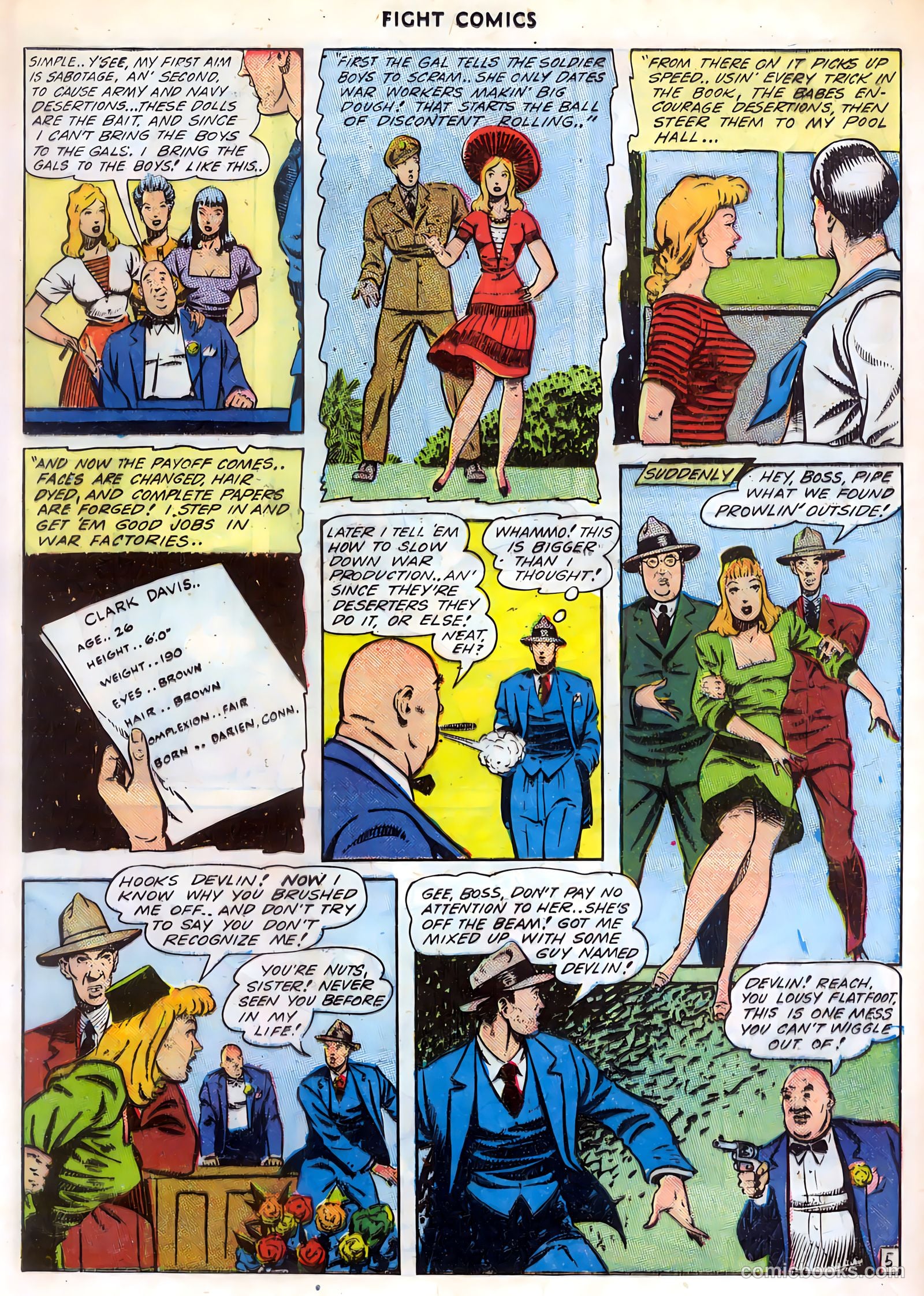 Fight Comics #34 — page 23 of 52