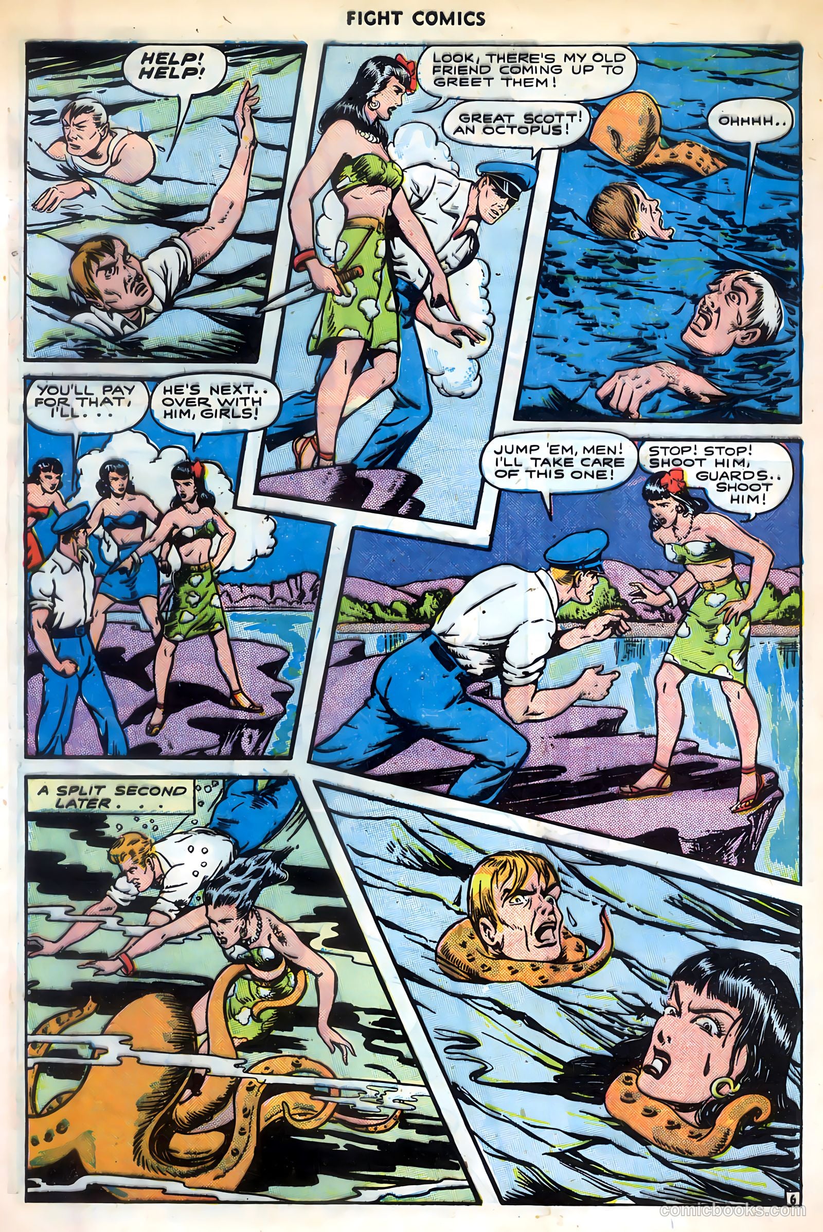 Fight Comics #34 — page 40 of 52