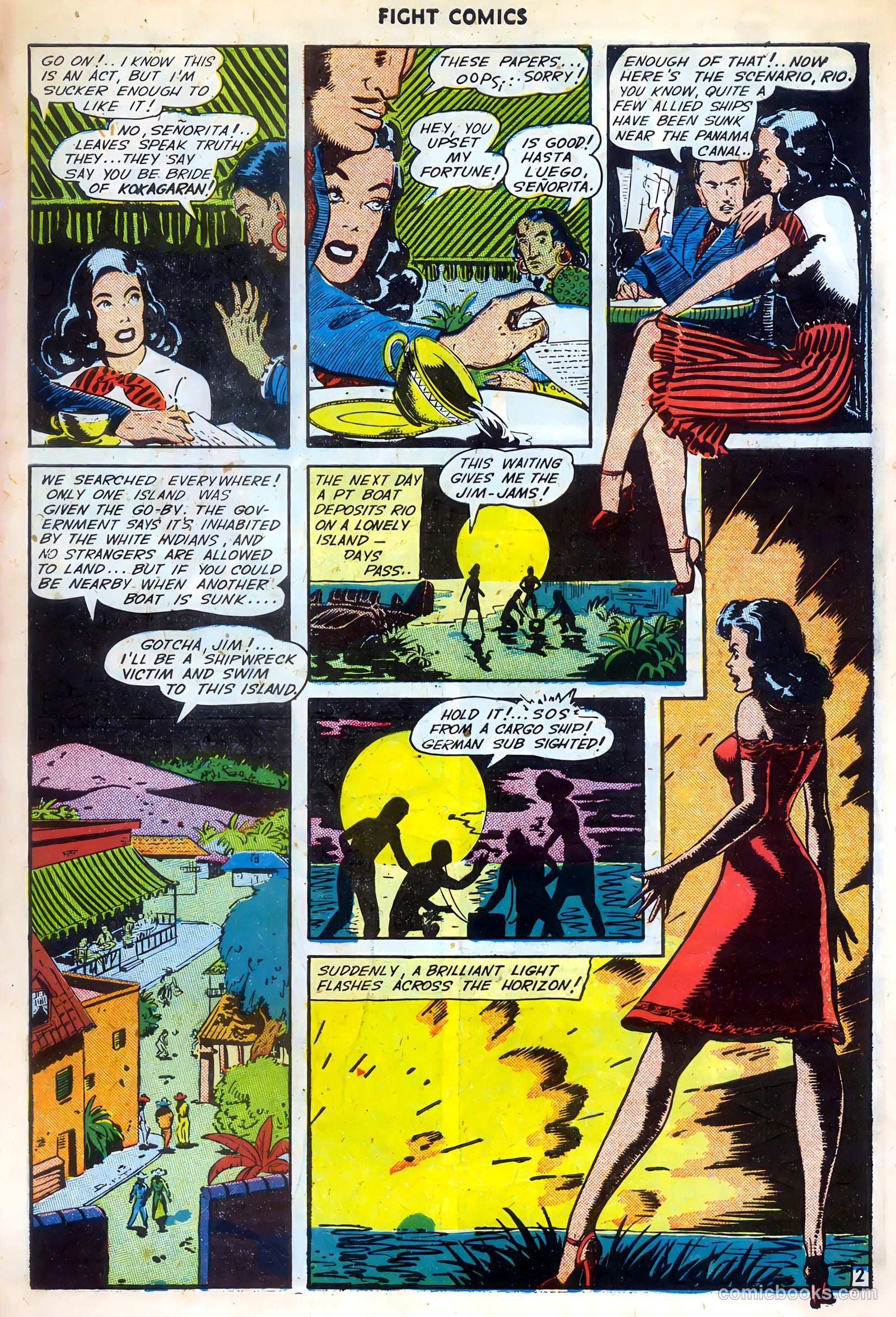 Fight Comics #34 — page 43 of 52