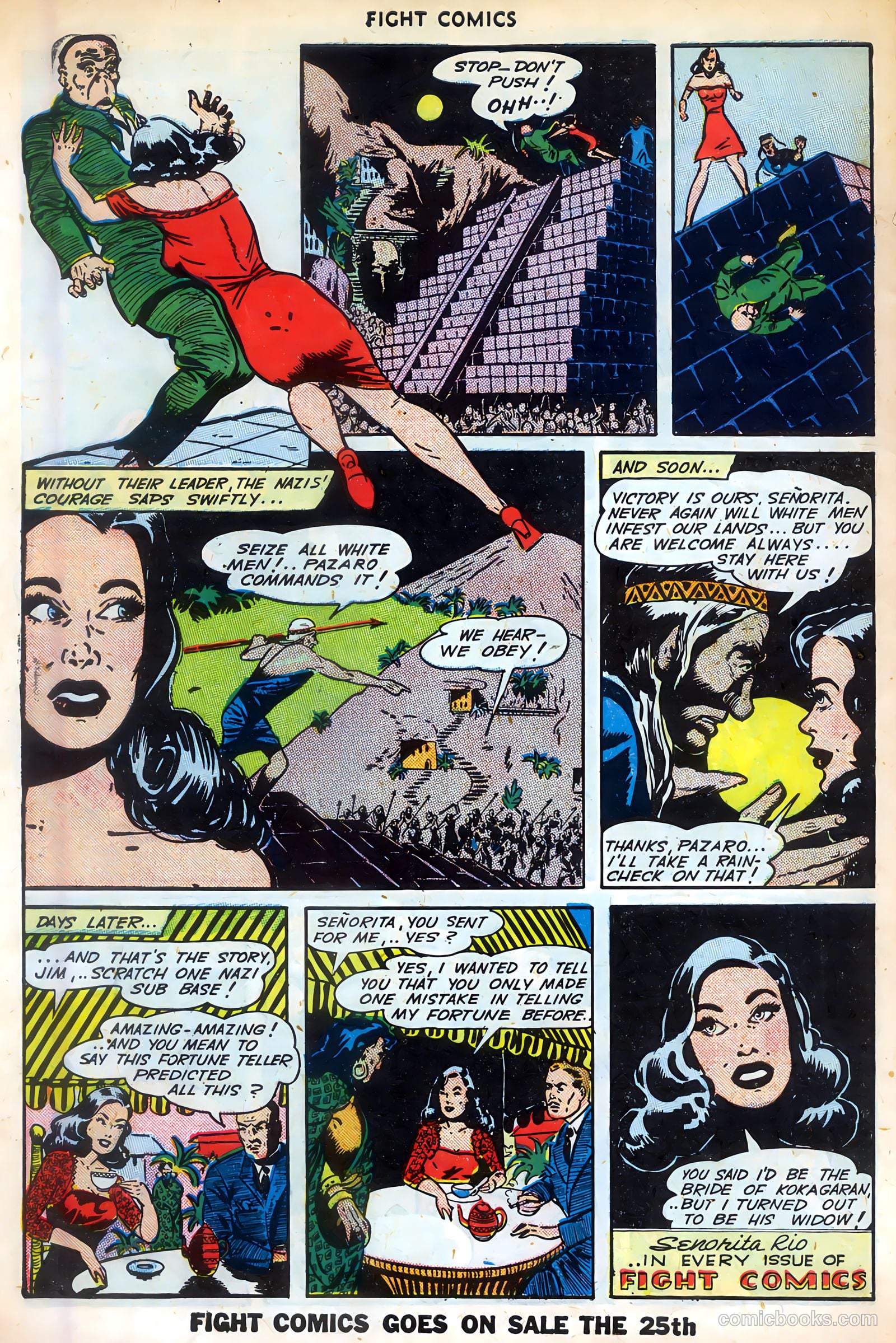Fight Comics #34 — page 50 of 52