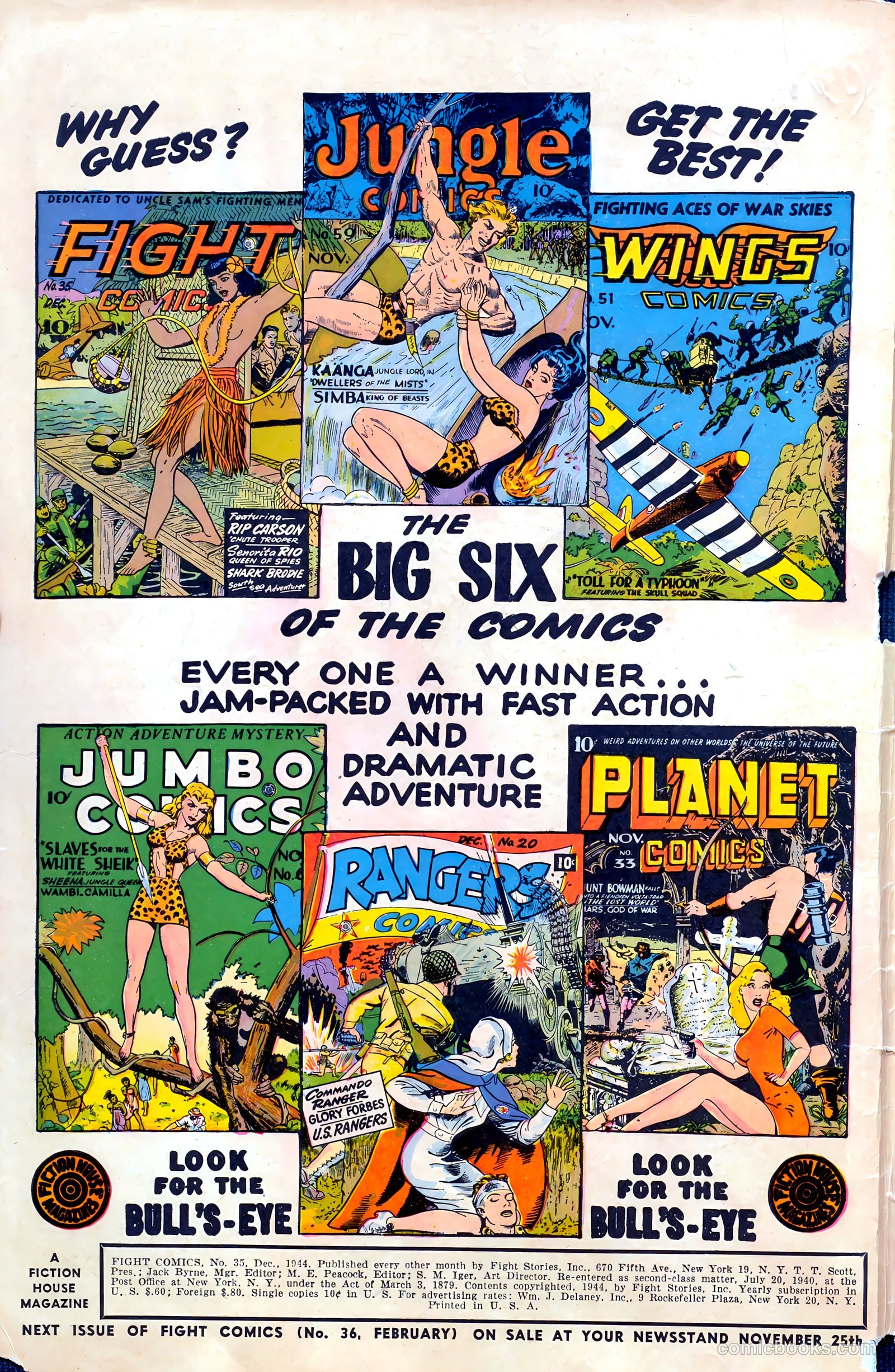Fight Comics #35 — page 2 of 52