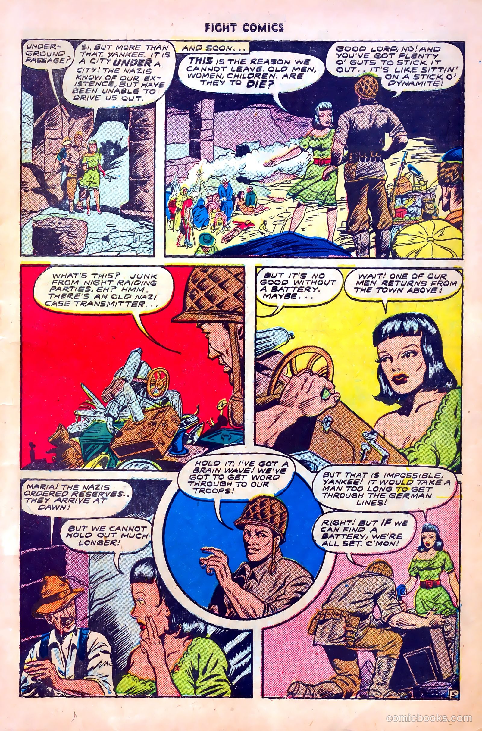 Fight Comics #35 — page 7 of 52